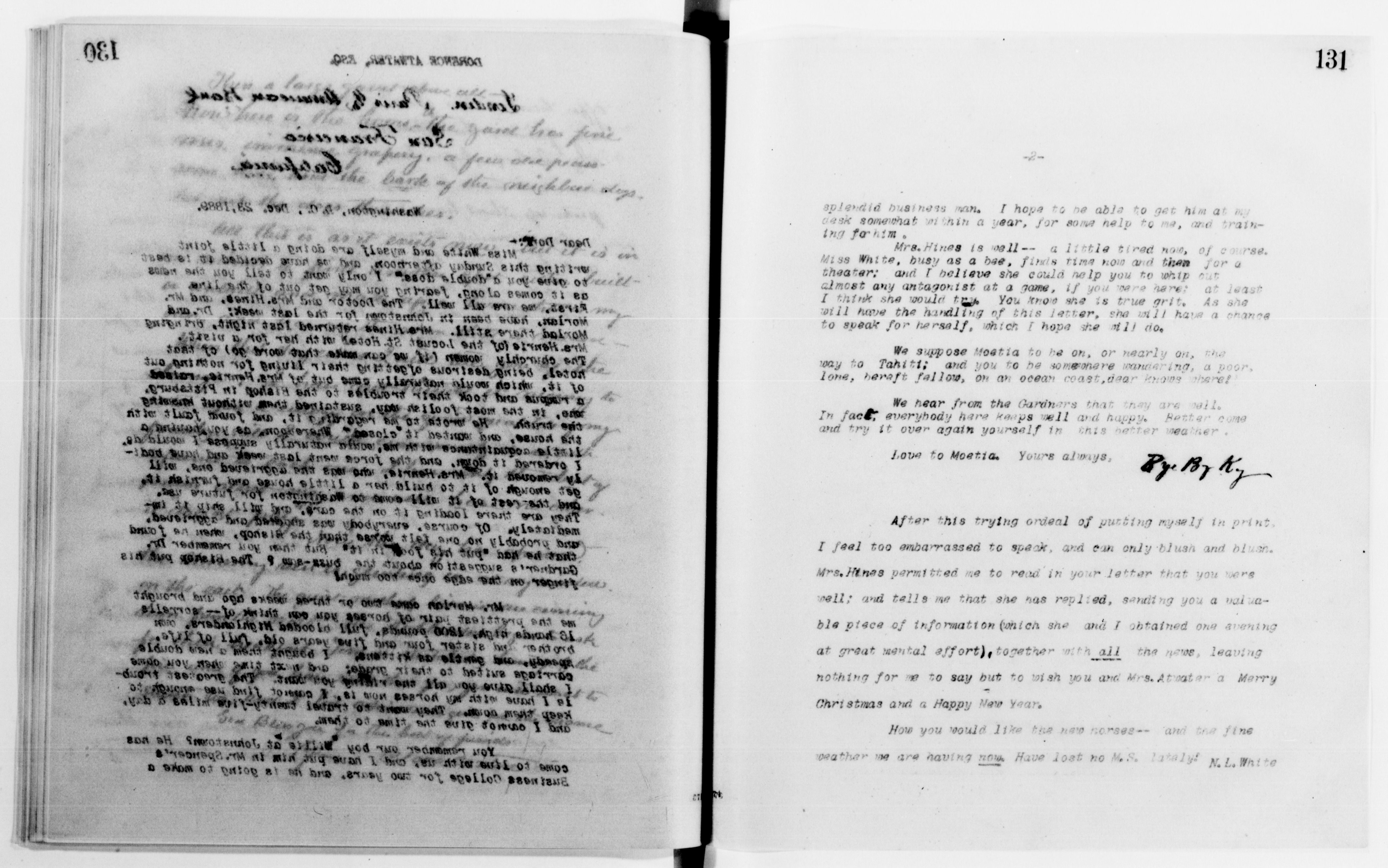 Scanned image of the current content page