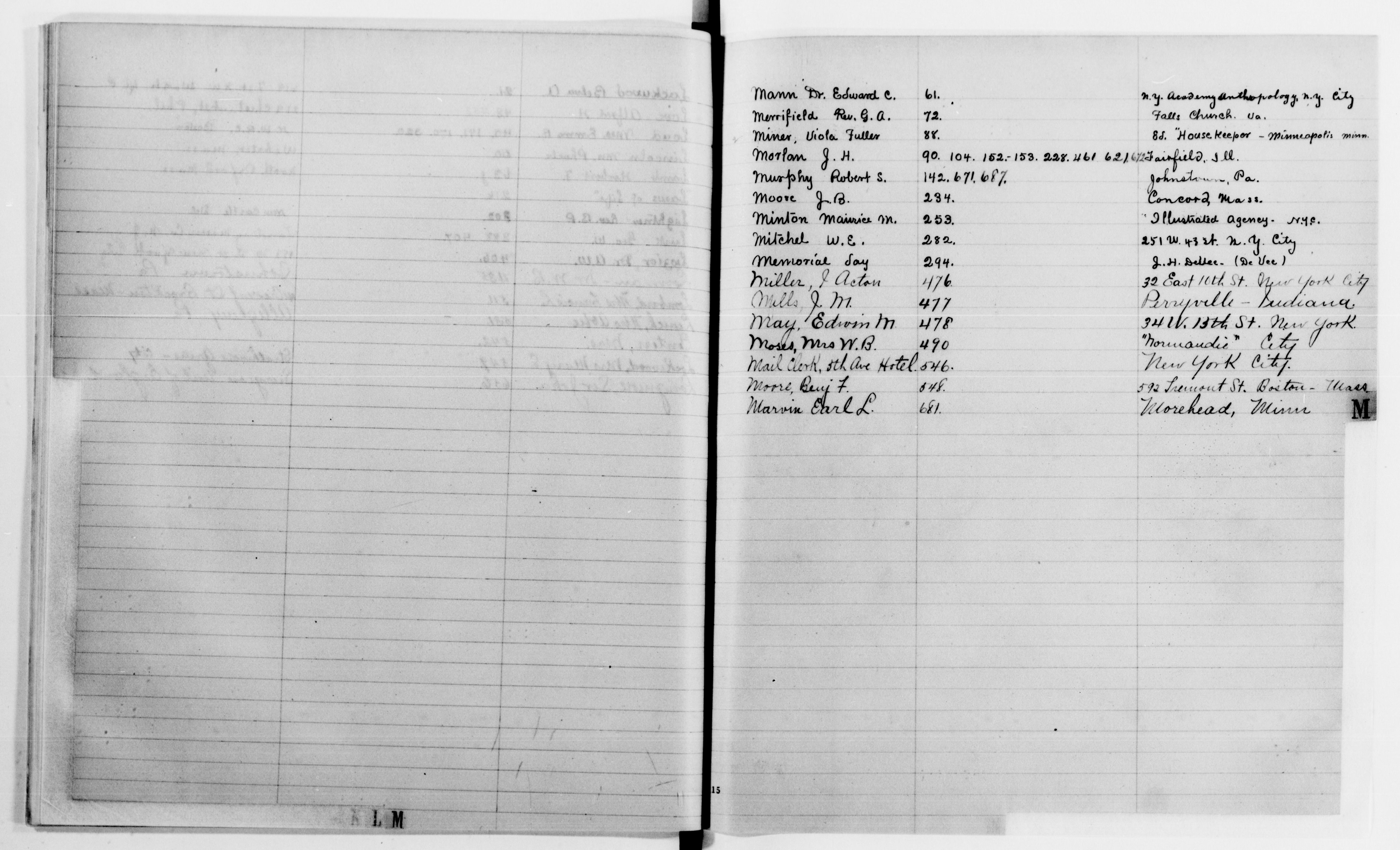 Scanned image of the current content page