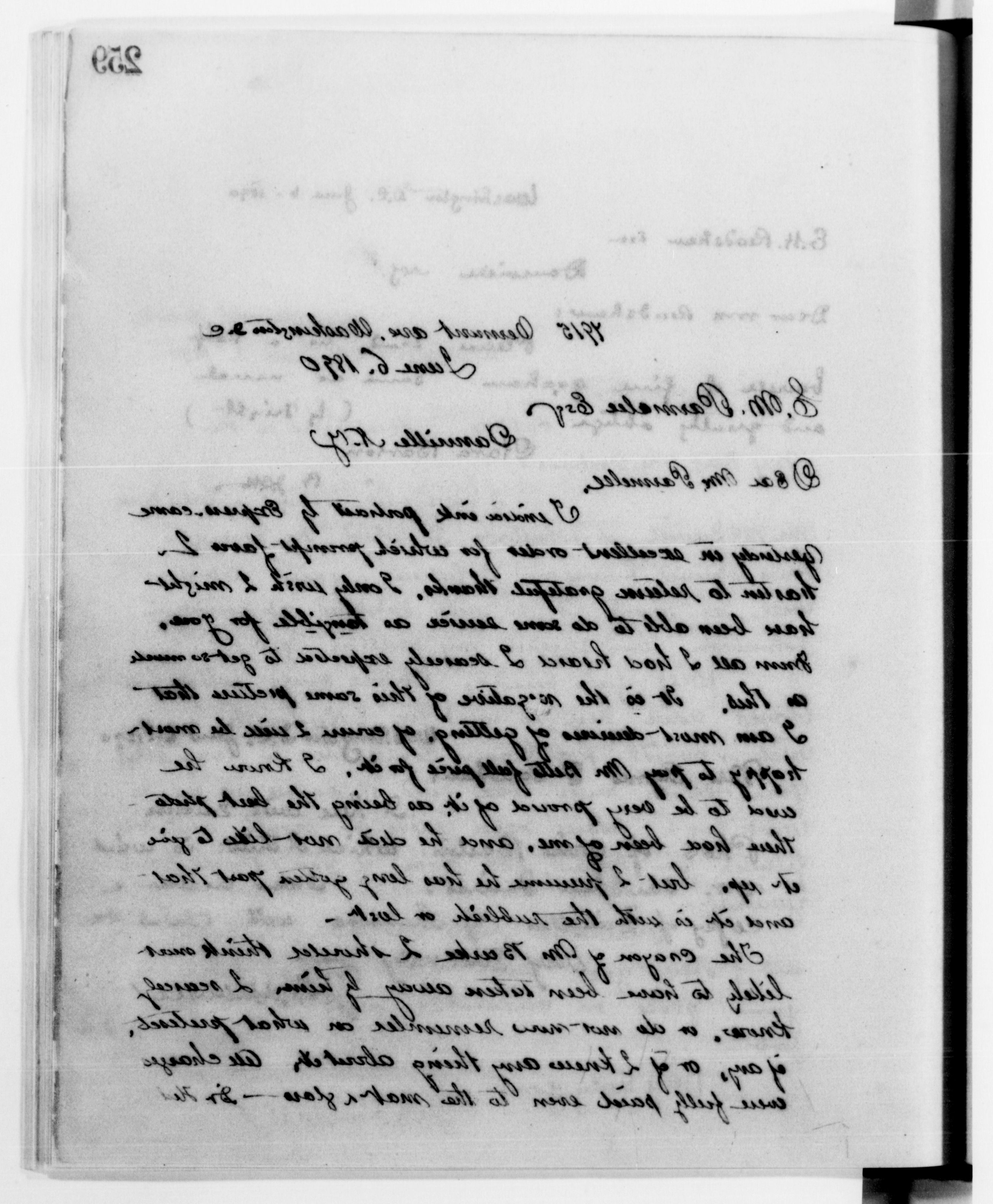 Scanned image of the current content page