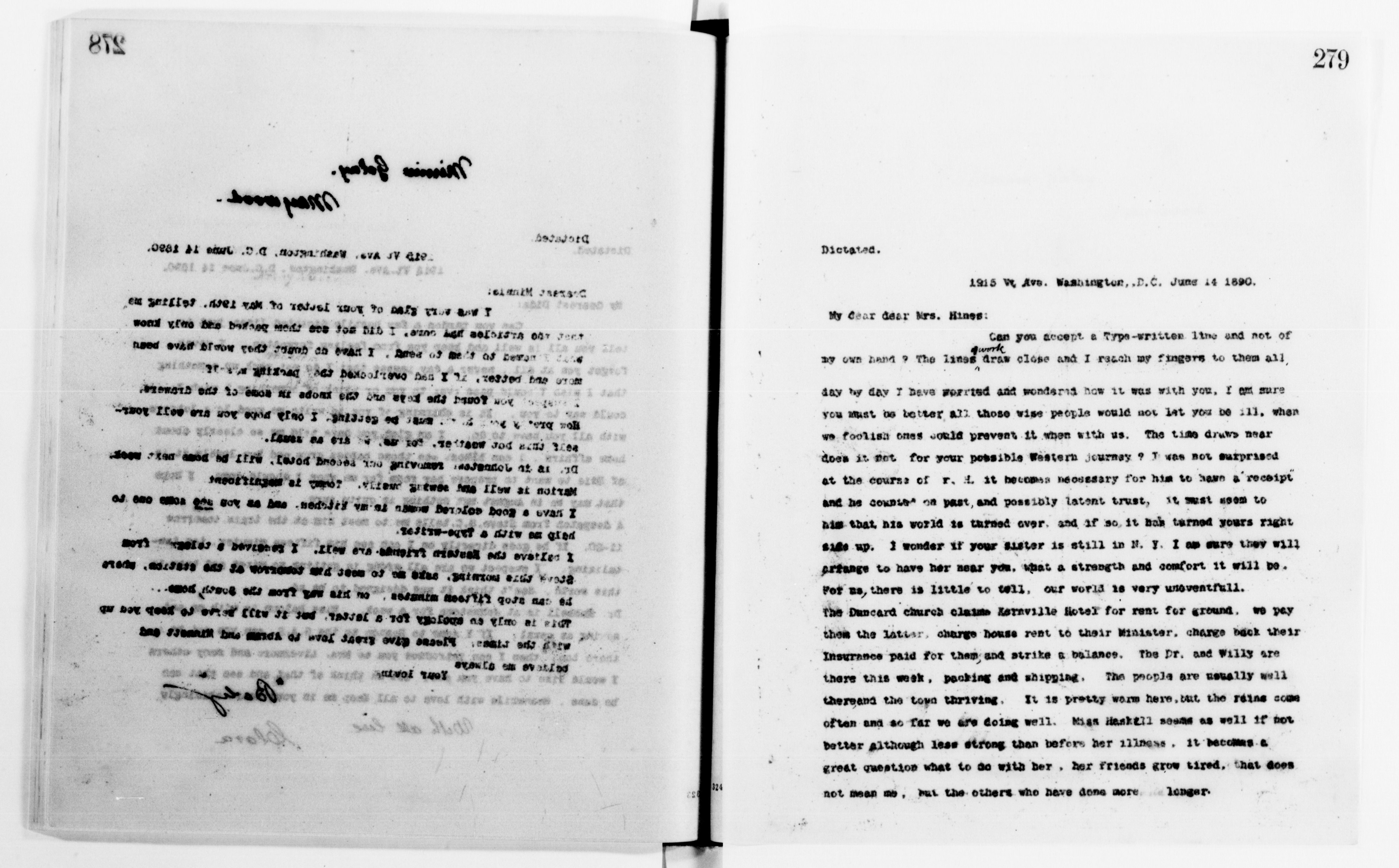 Scanned image of the current content page