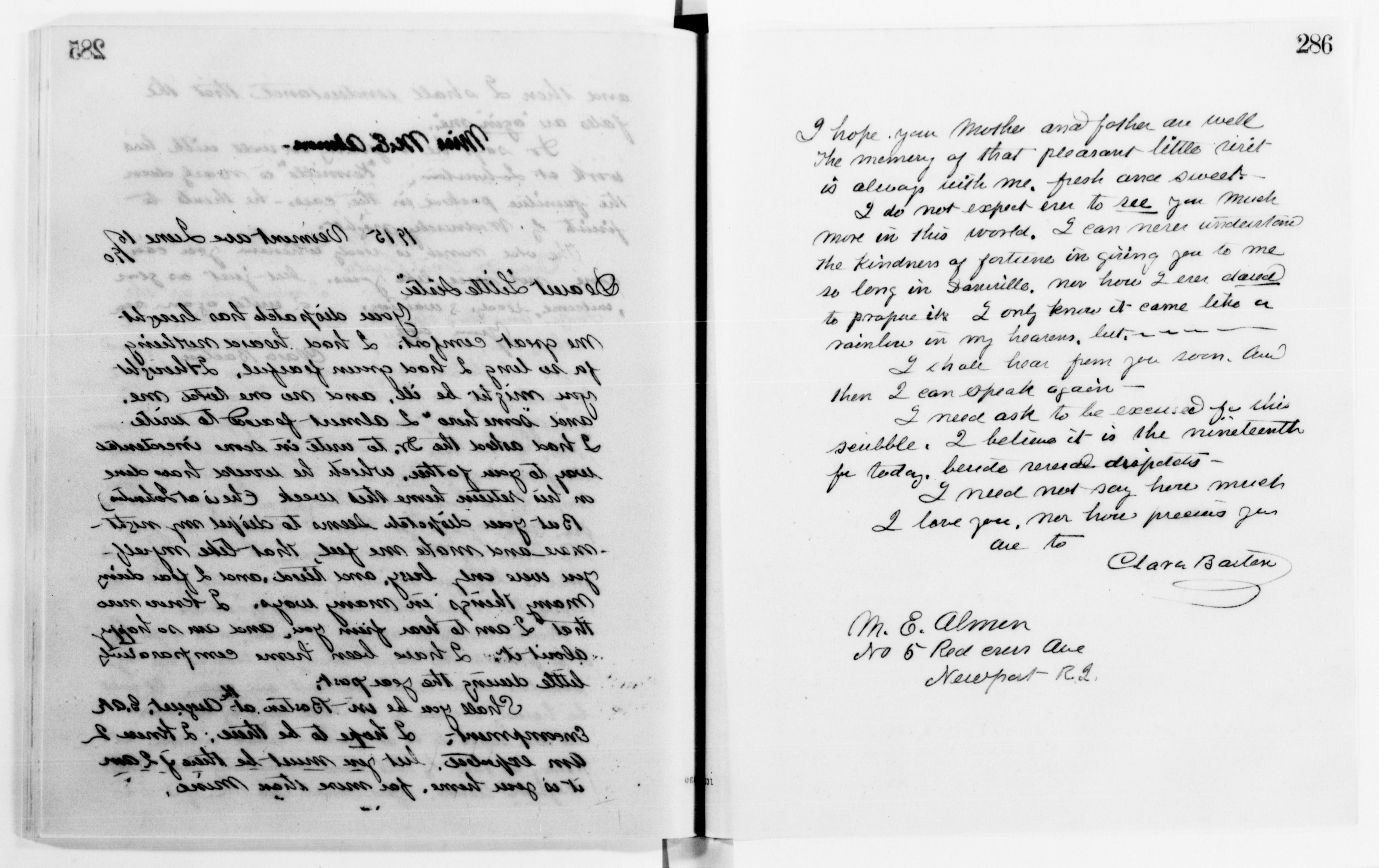 Scanned image of the current content page