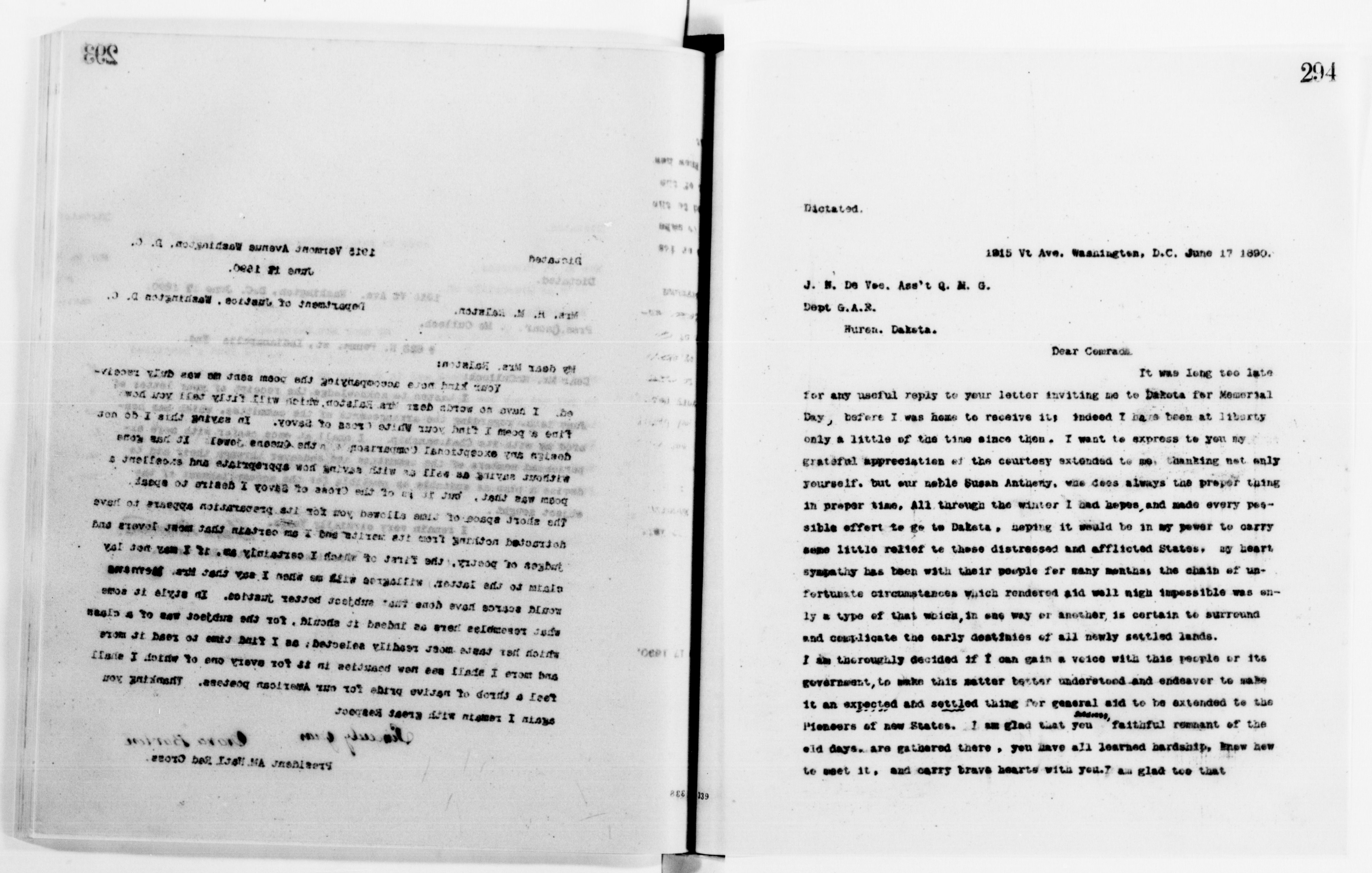 Scanned image of the current content page