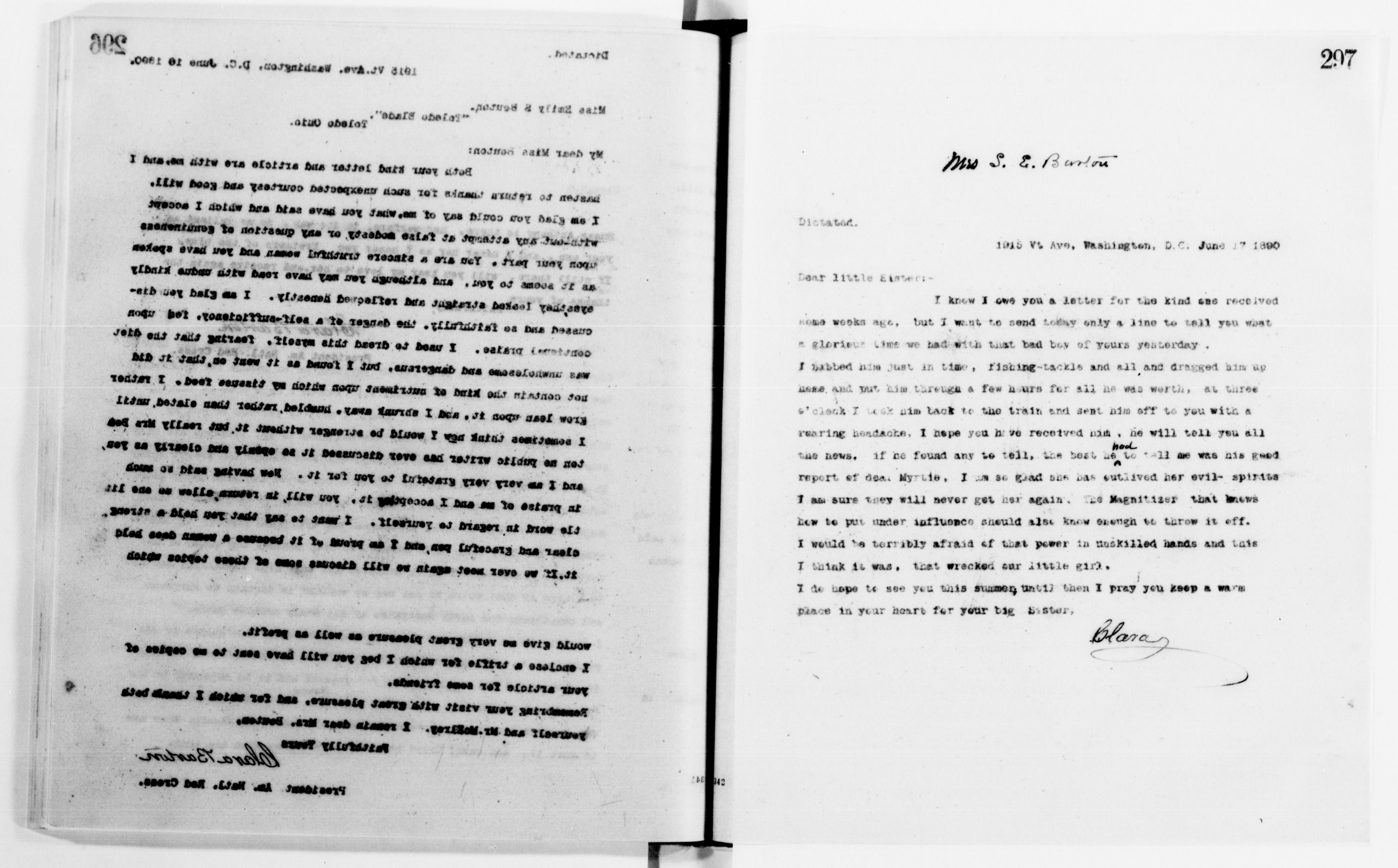 Scanned image of the current content page