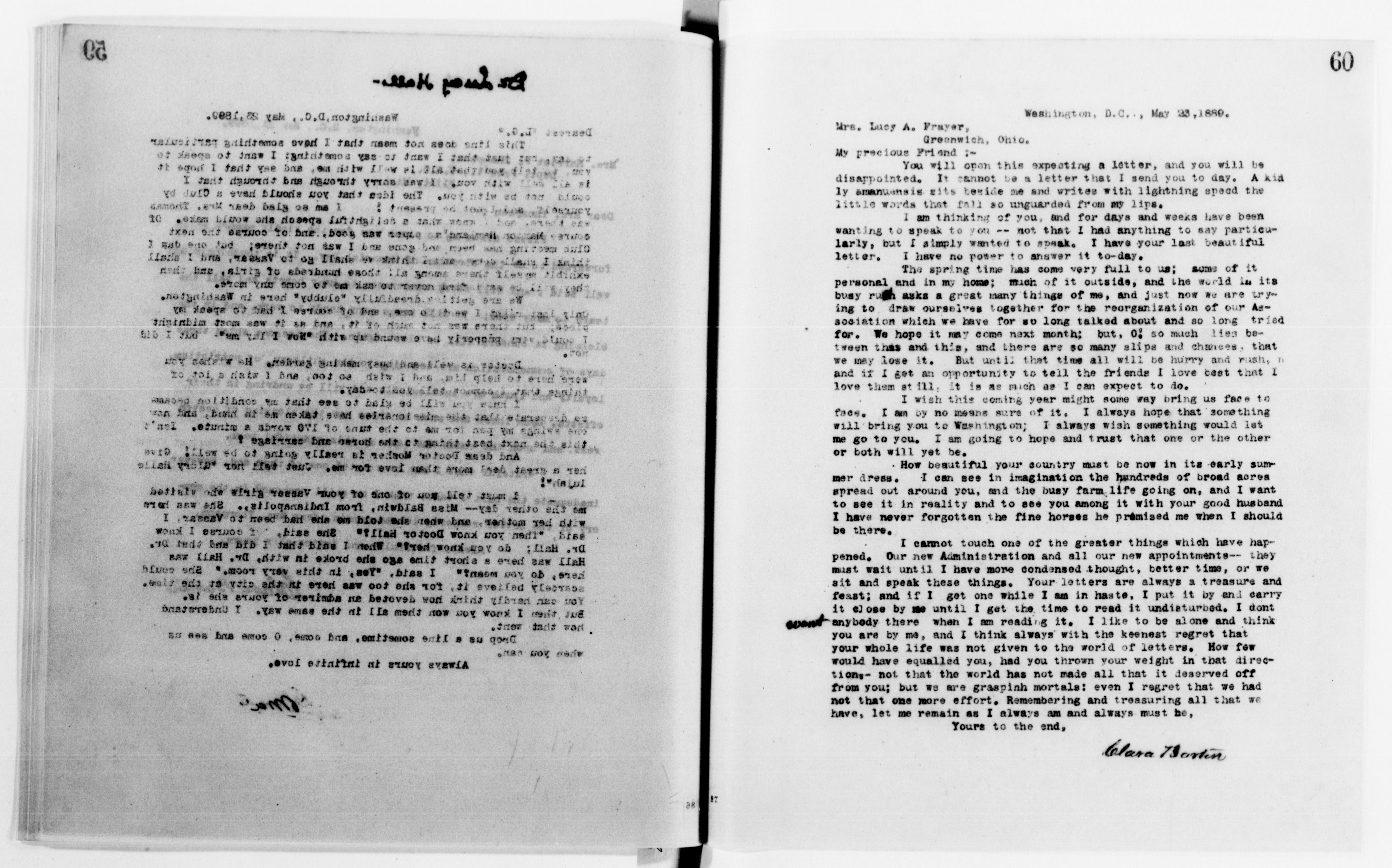 Scanned image of the current content page