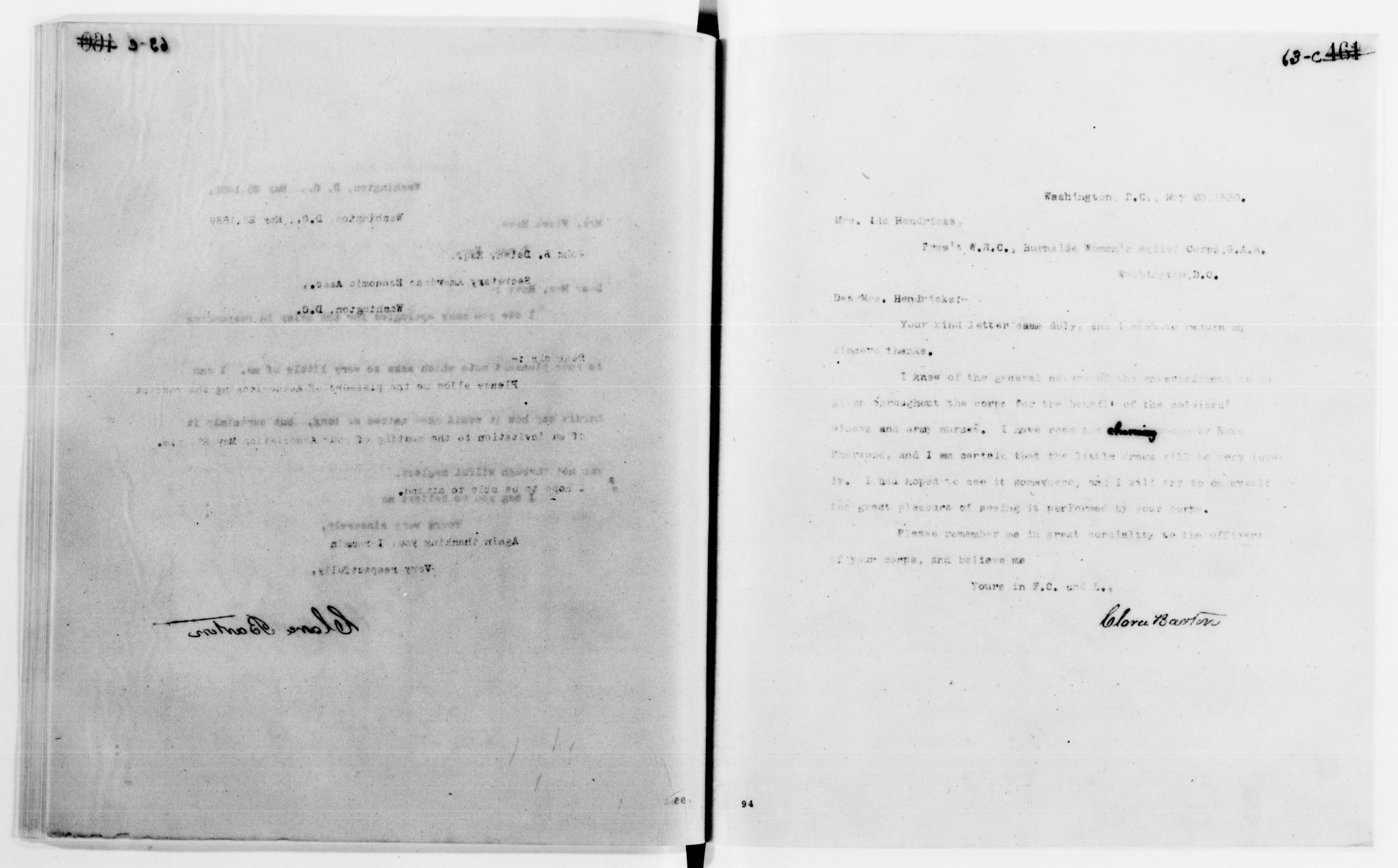 Scanned image of the current content page