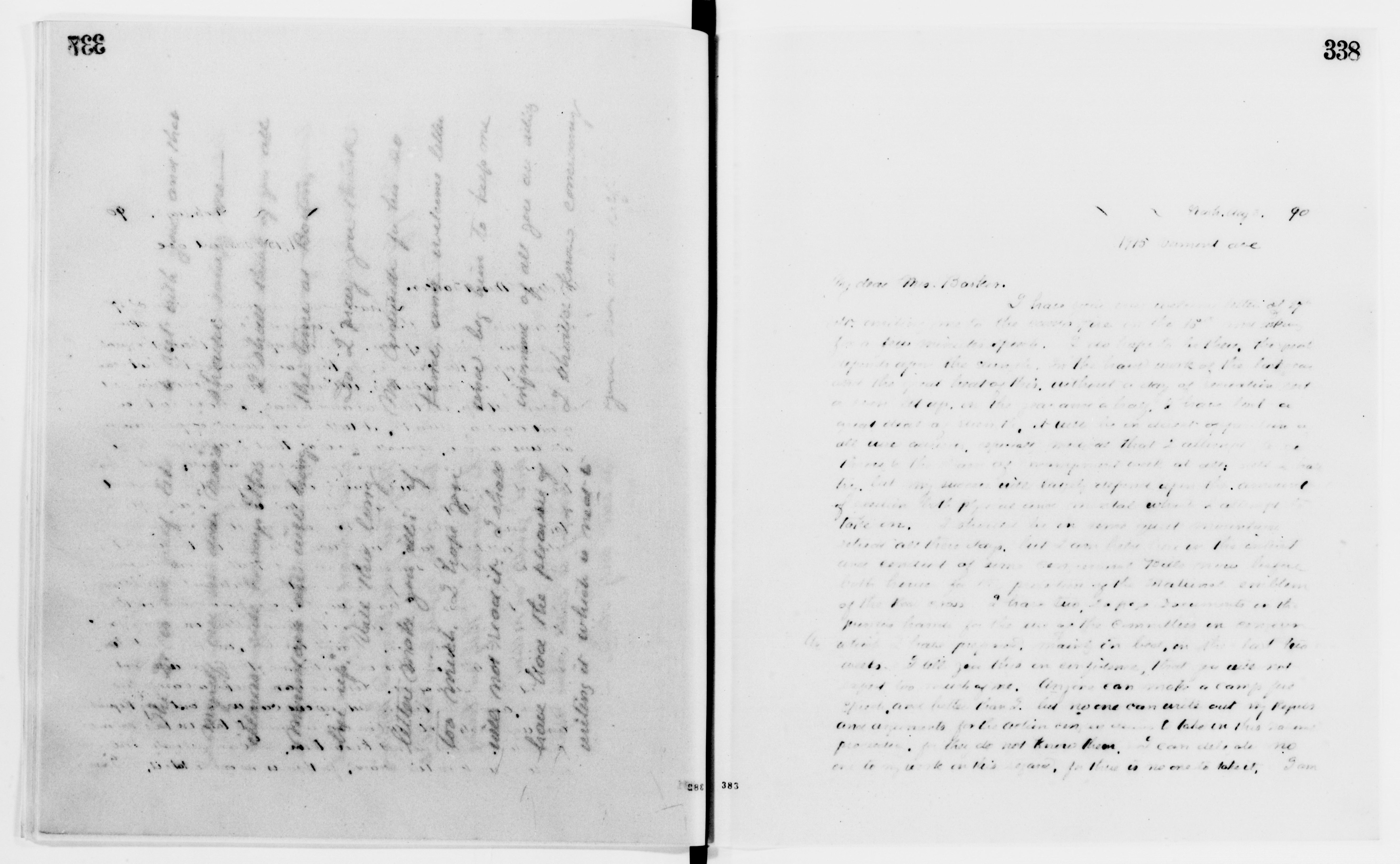 Scanned image of the current content page