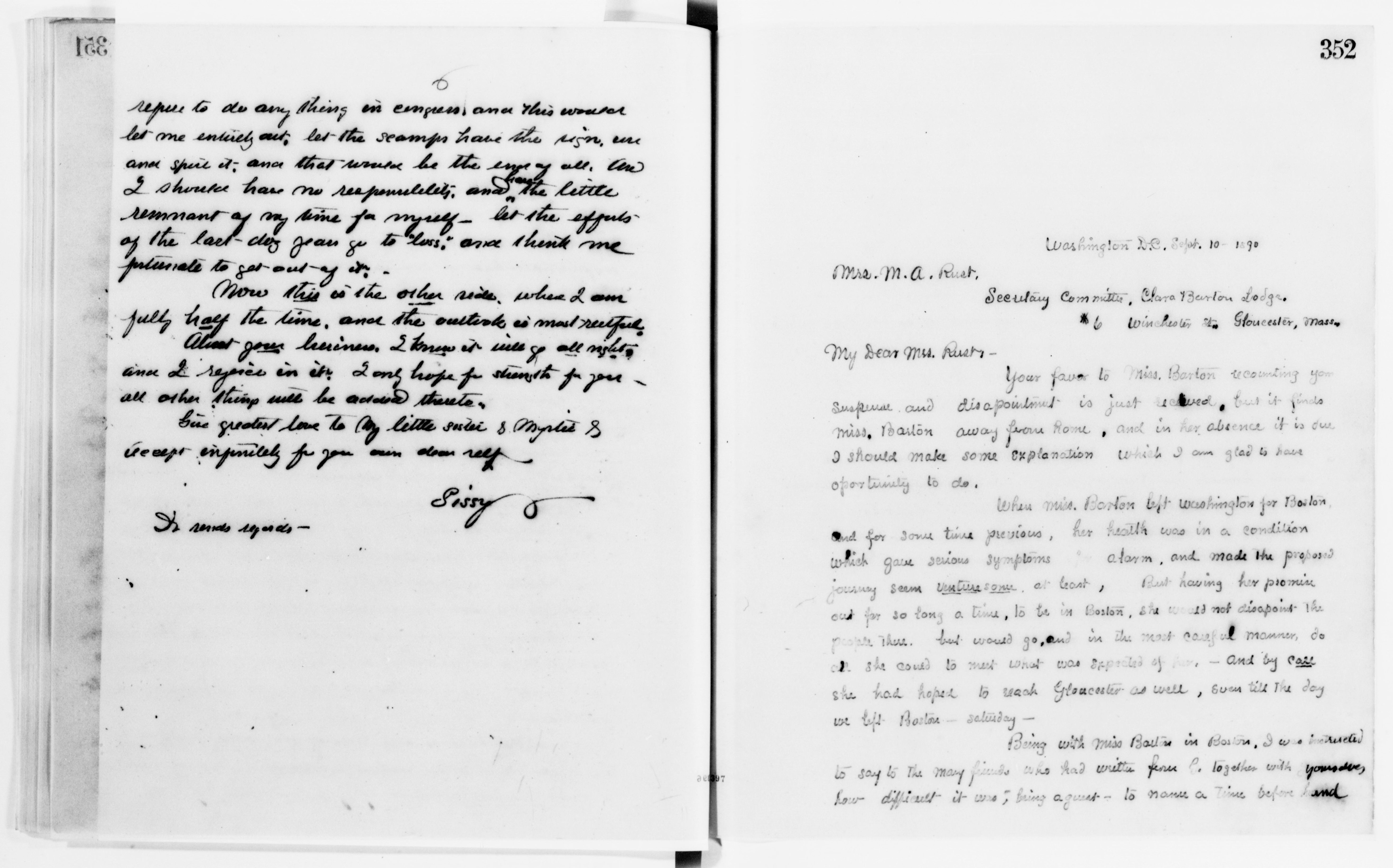 Scanned image of the current content page