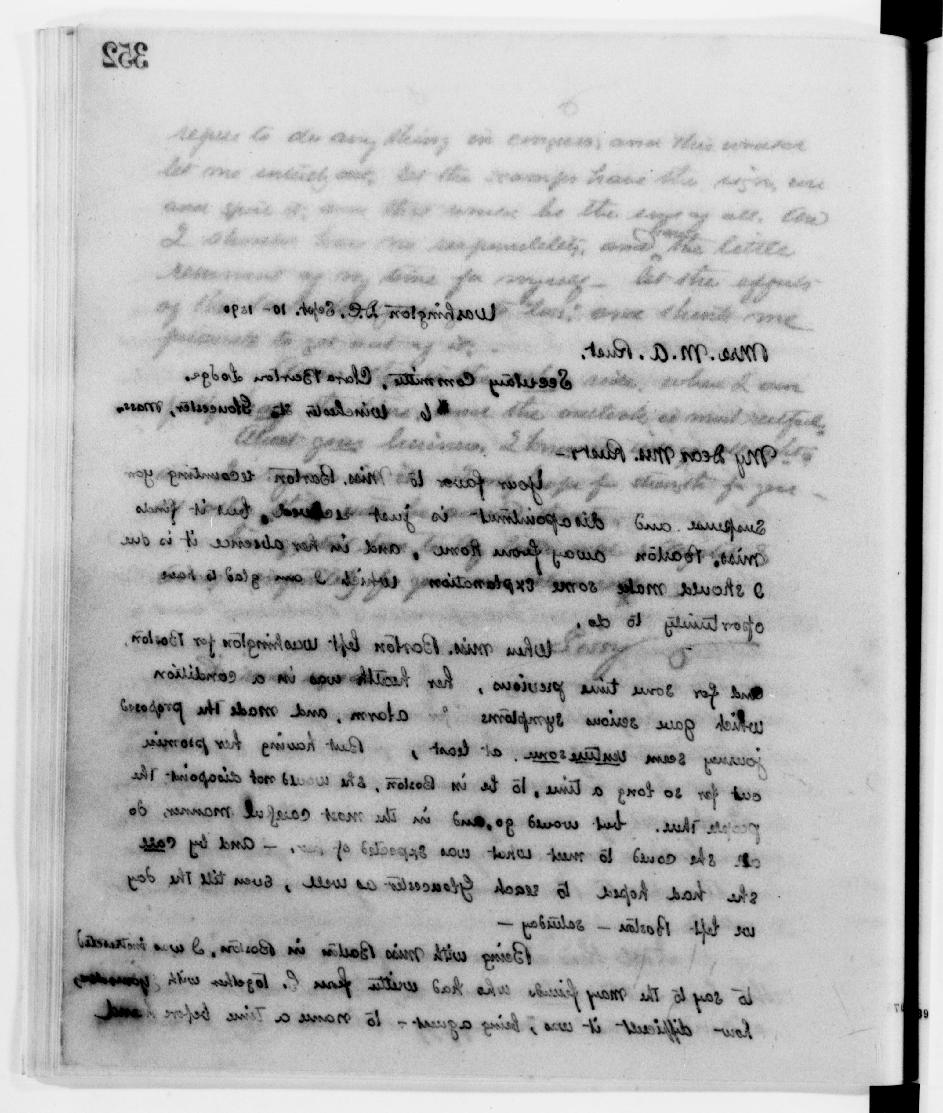 Scanned image of the current content page