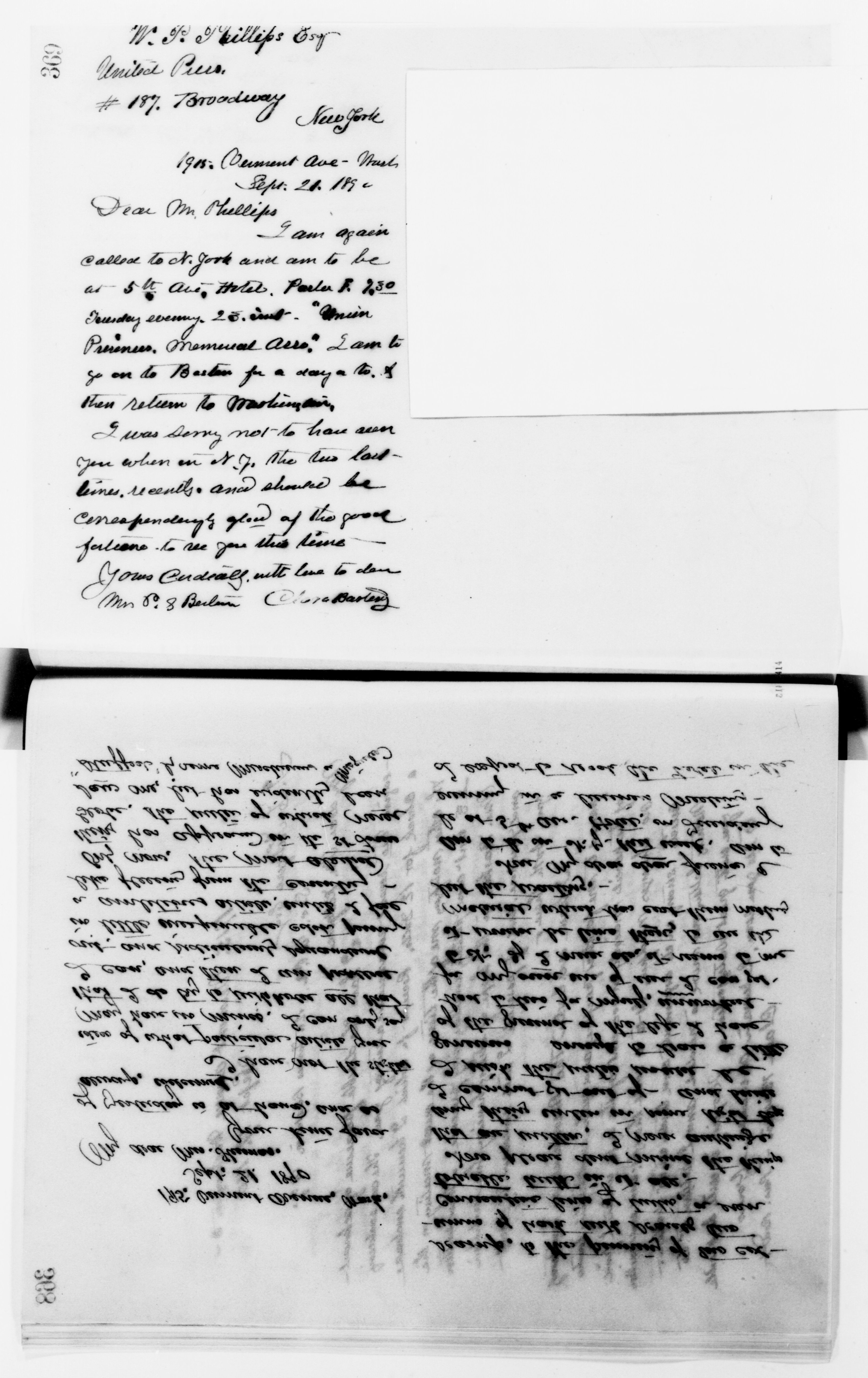 Scanned image of the current content page