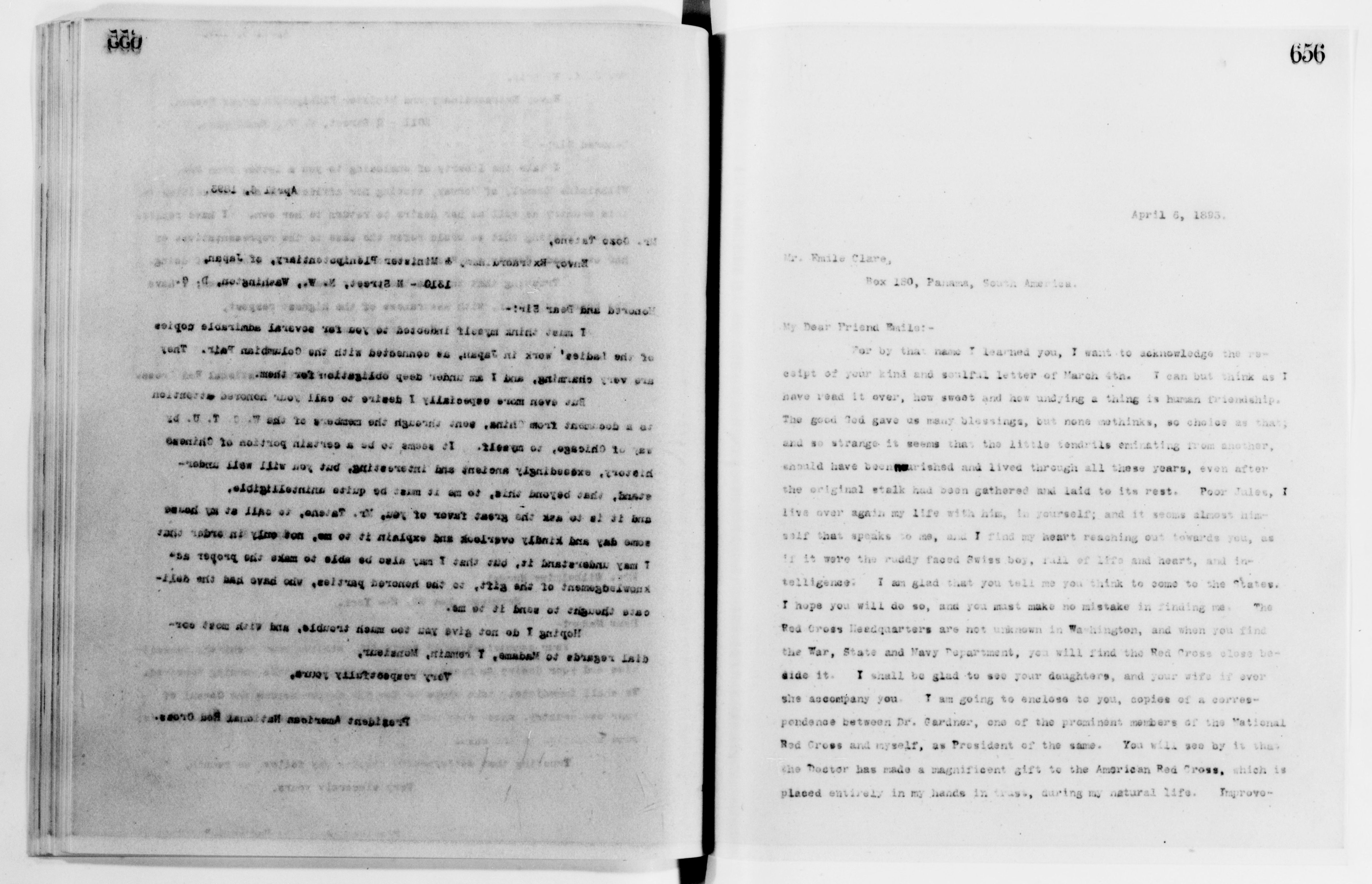 Scanned image of the current content page