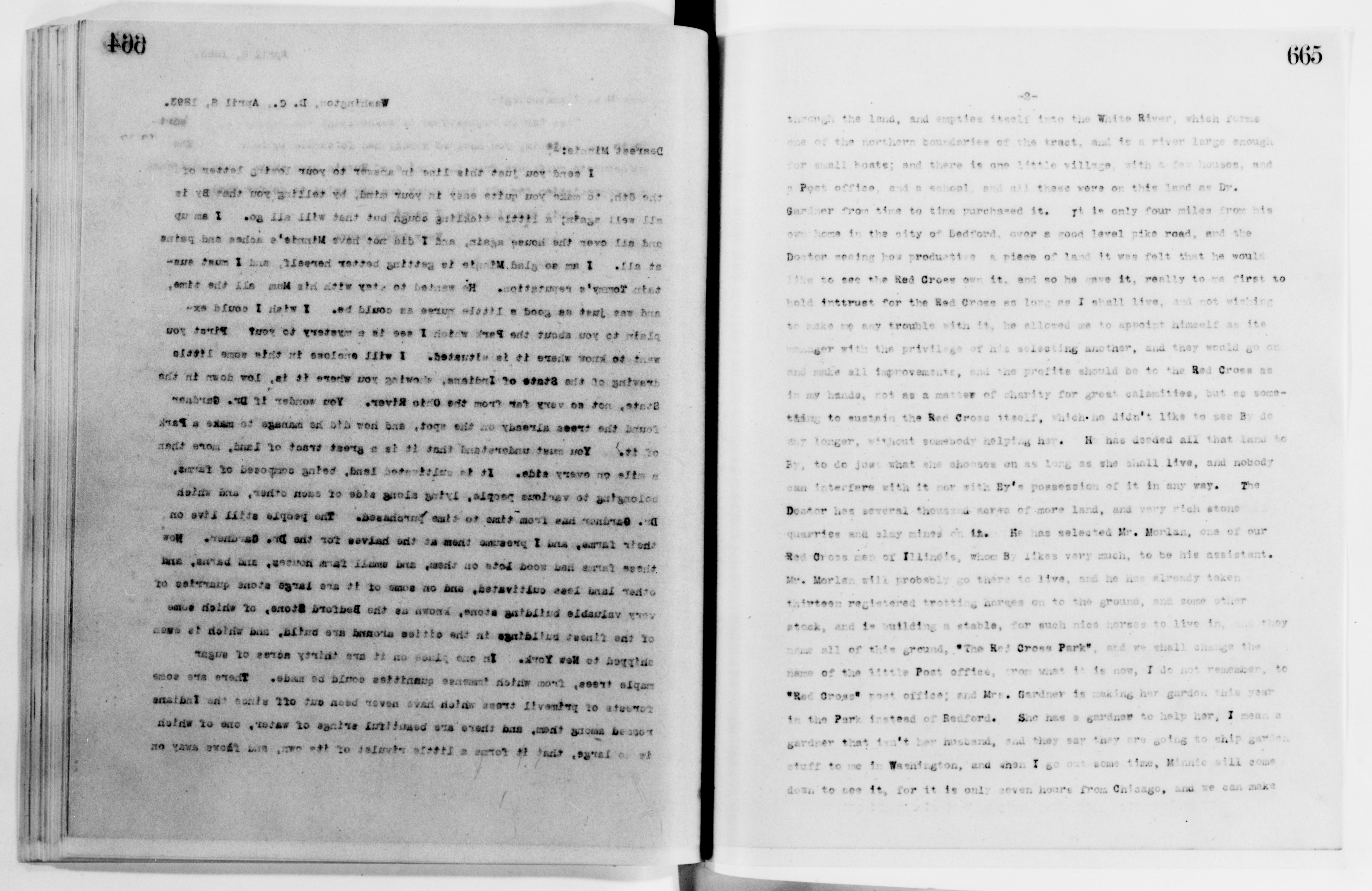 Scanned image of the current content page