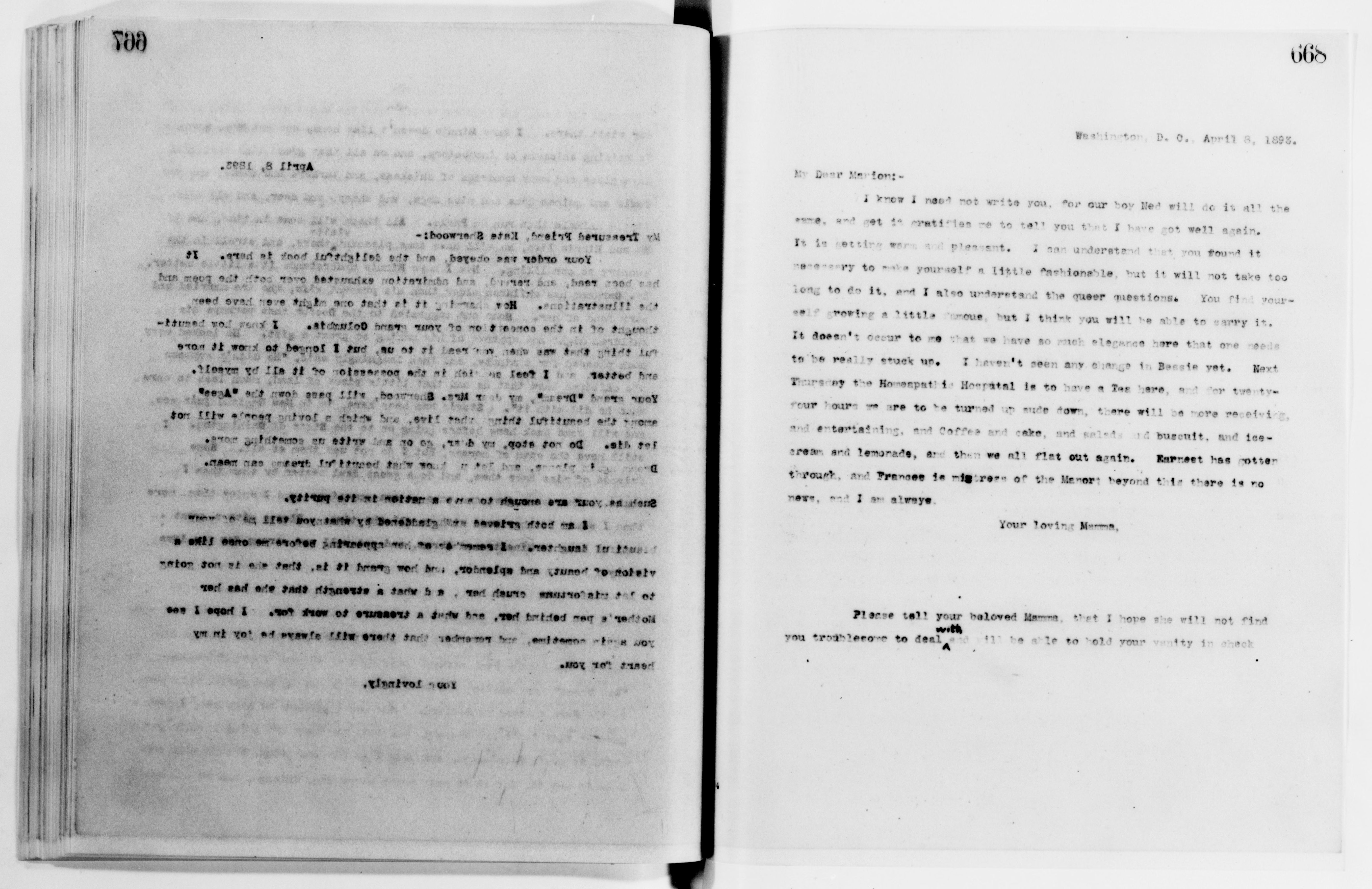 Scanned image of the current content page