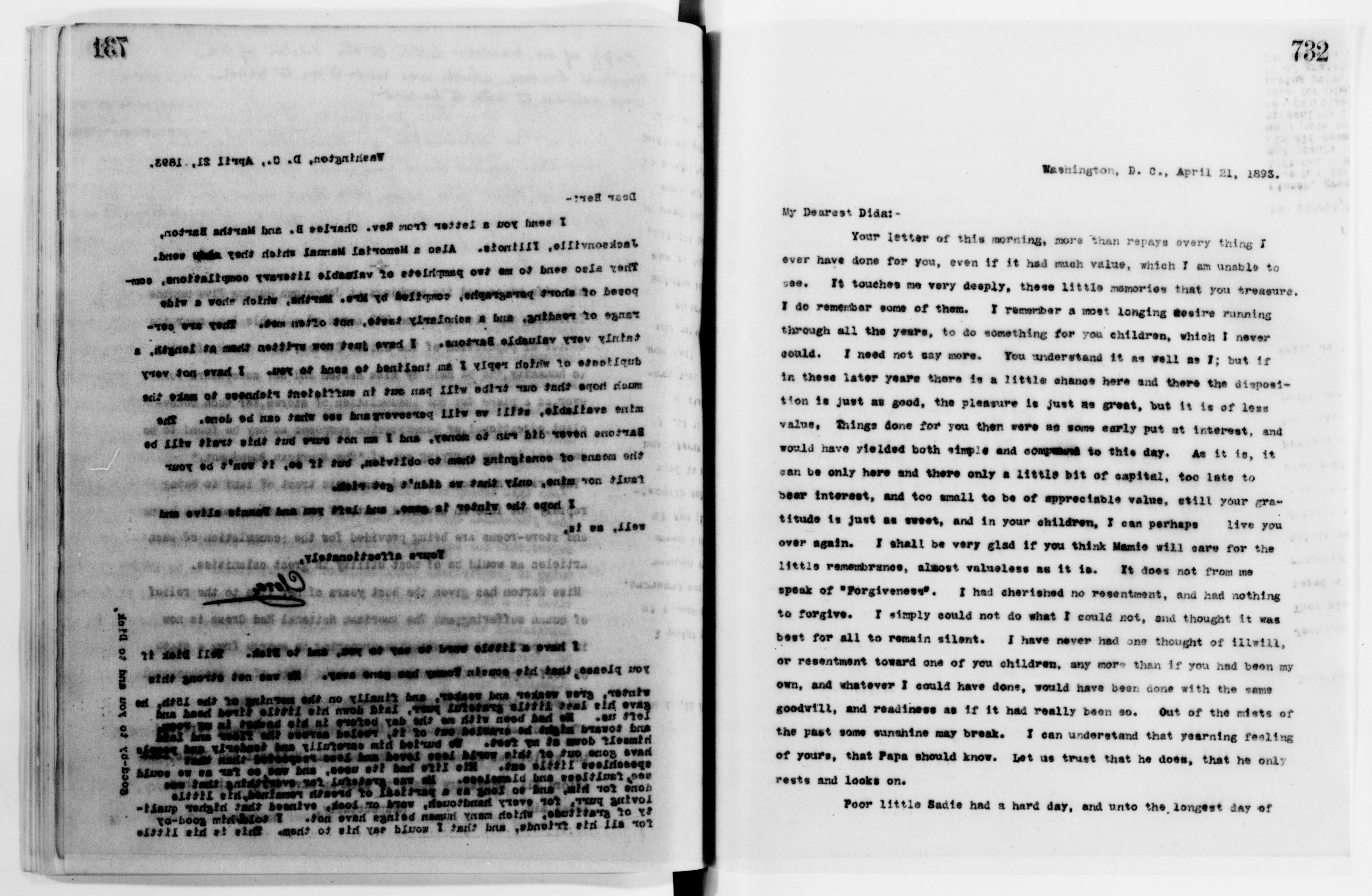 Scanned image of the current content page