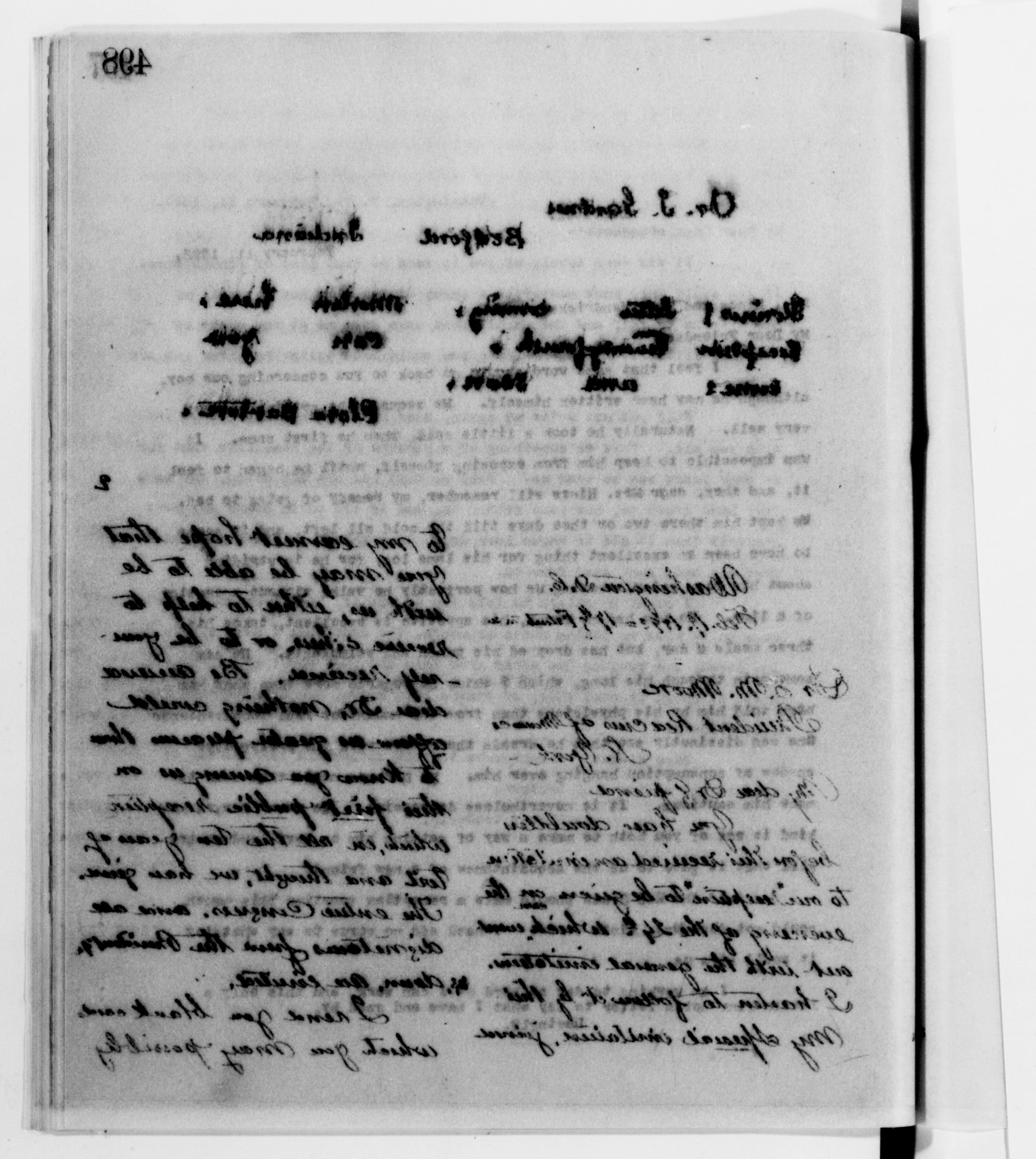 Scanned image of the current content page