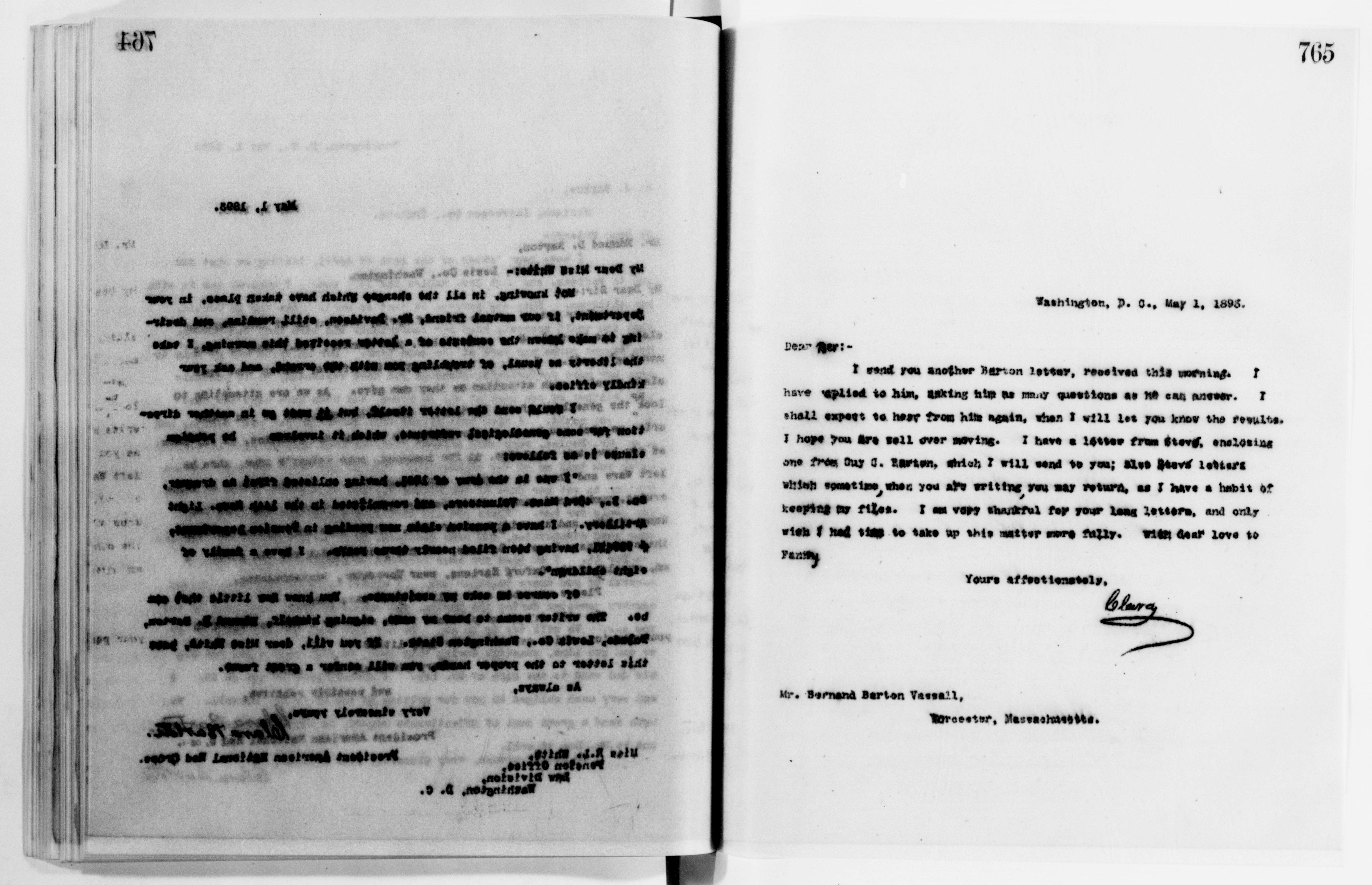 Scanned image of the current content page