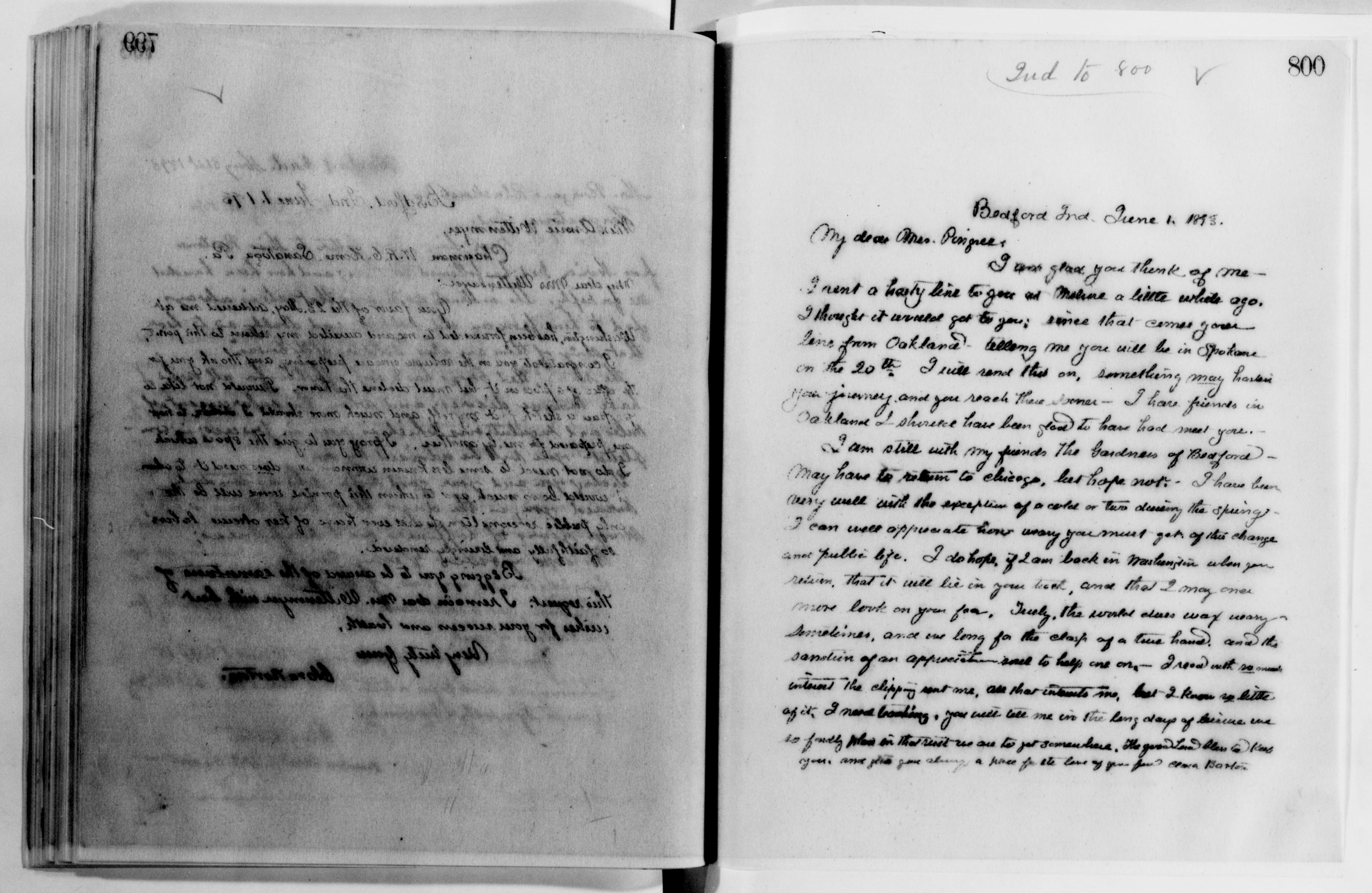 Scanned image of the current content page