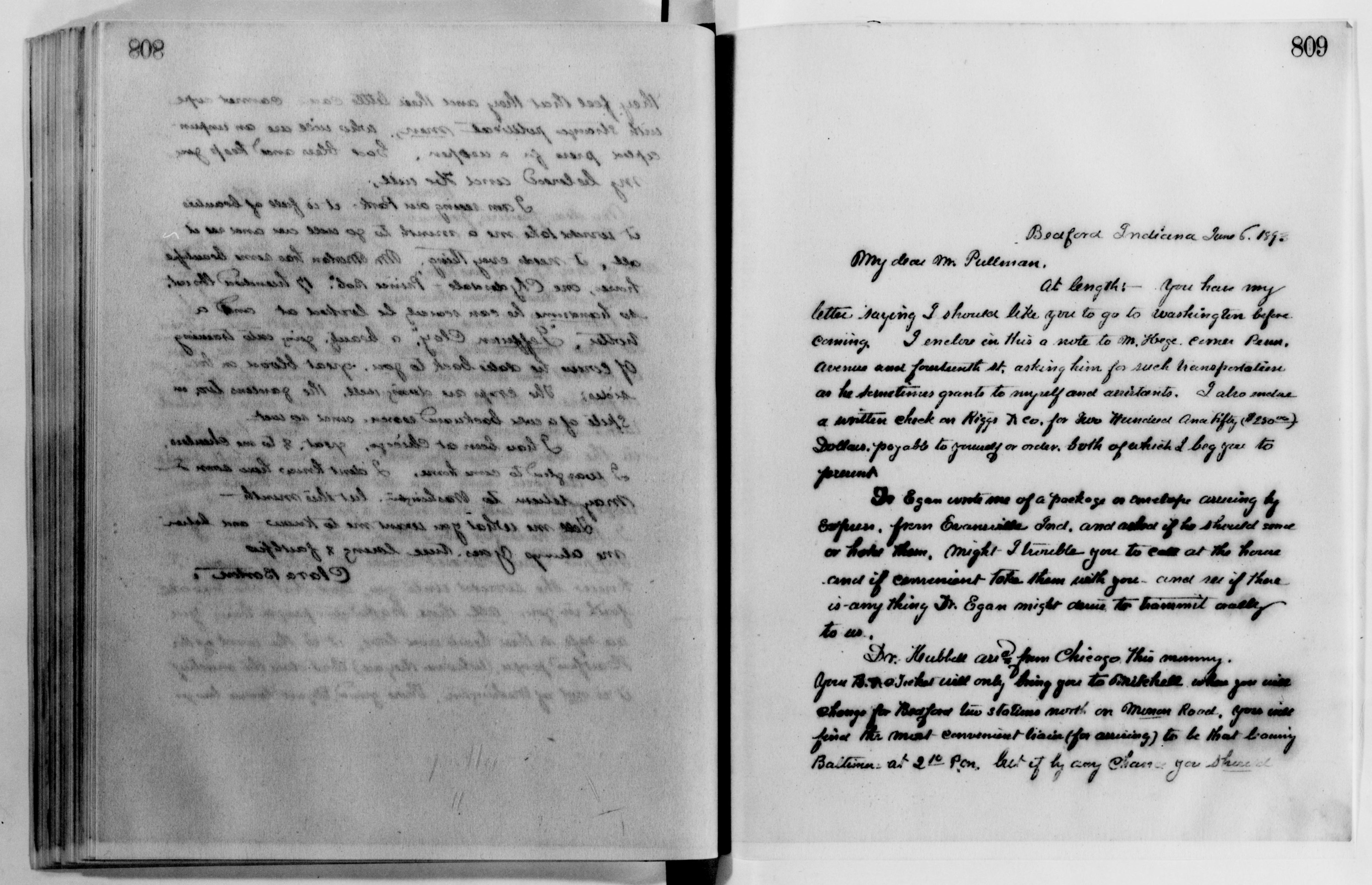 Scanned image of the current content page