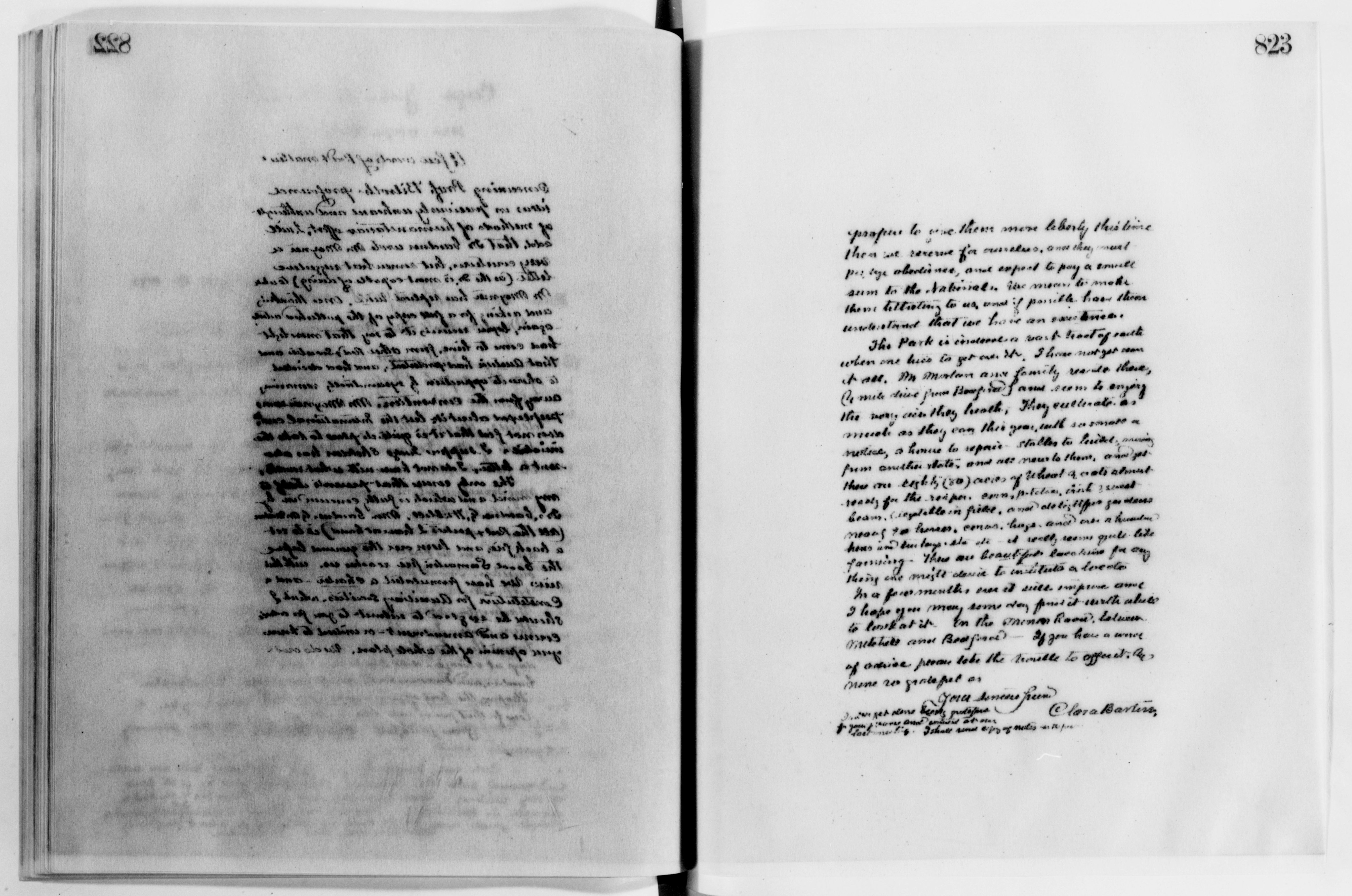 Scanned image of the current content page