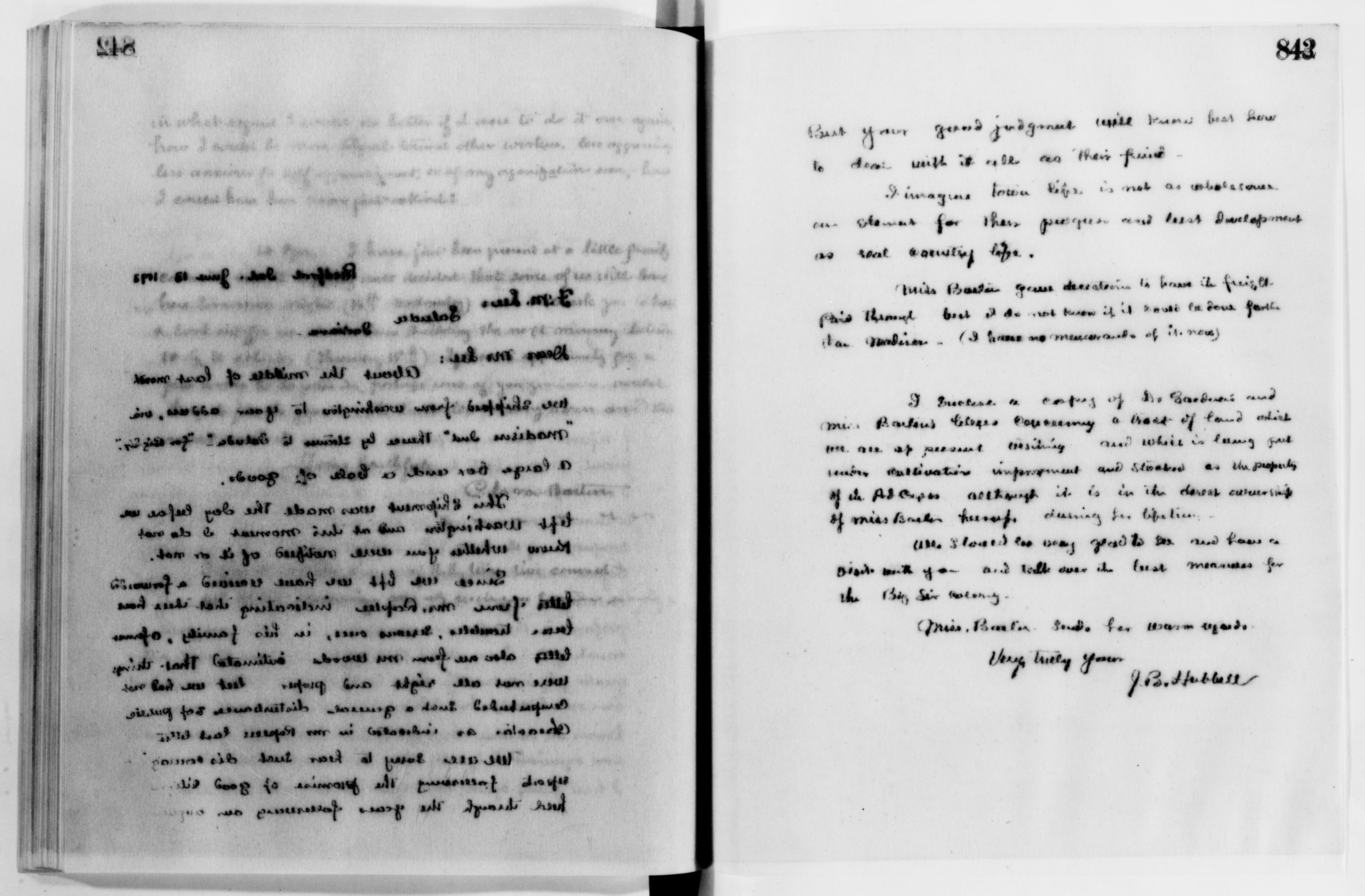 Scanned image of the current content page