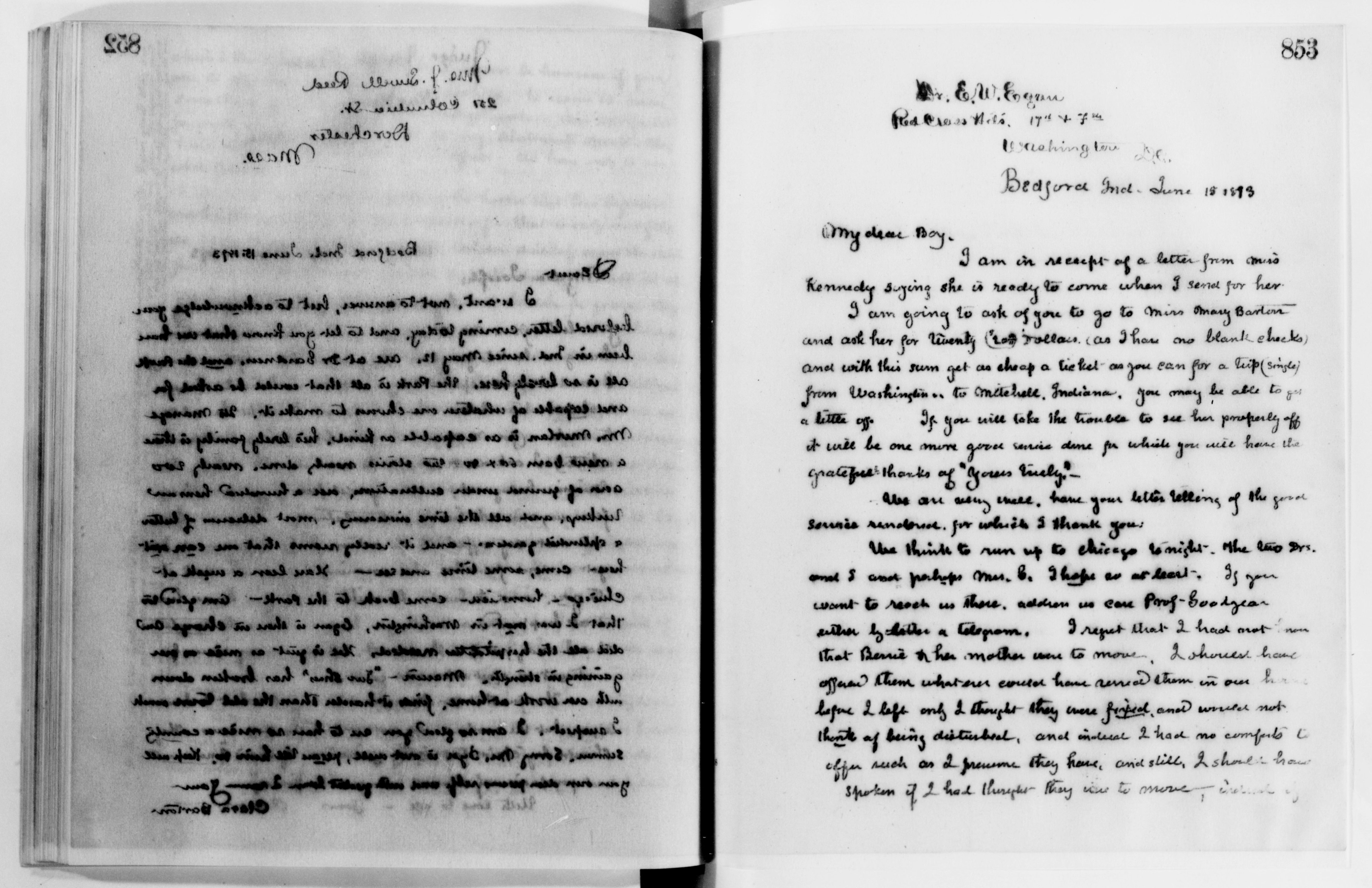 Scanned image of the current content page