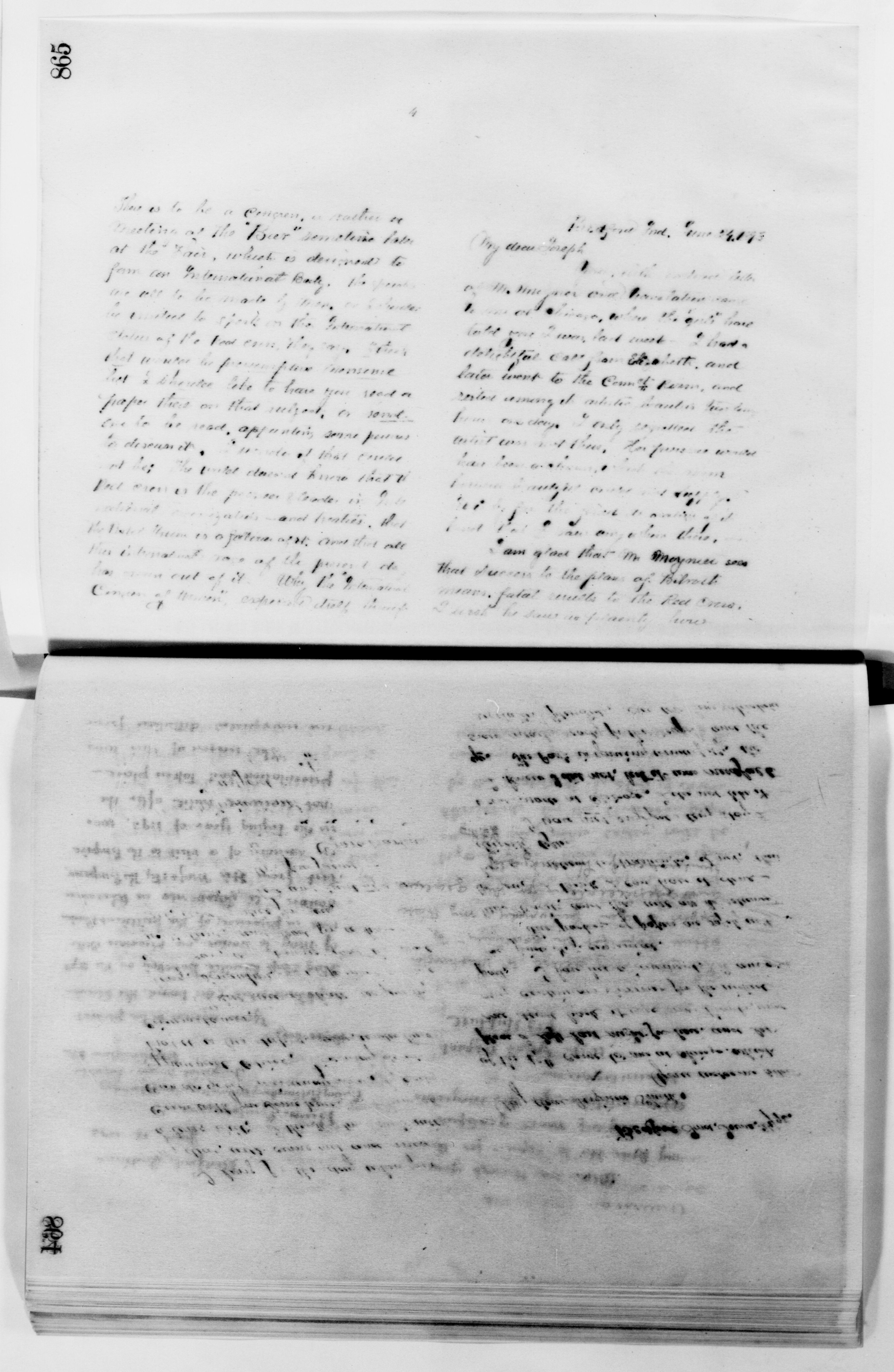 Scanned image of the current content page