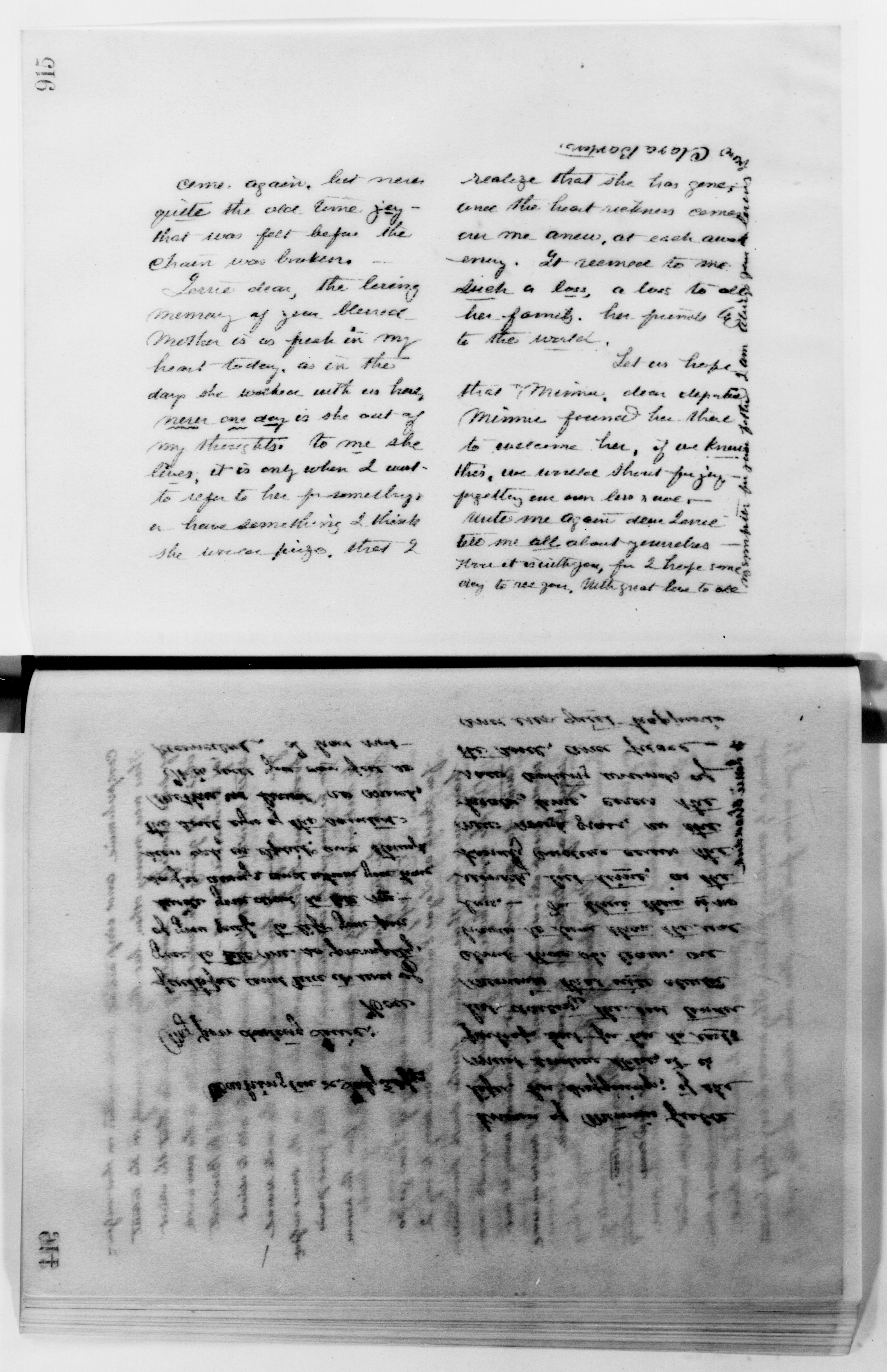 Scanned image of the current content page