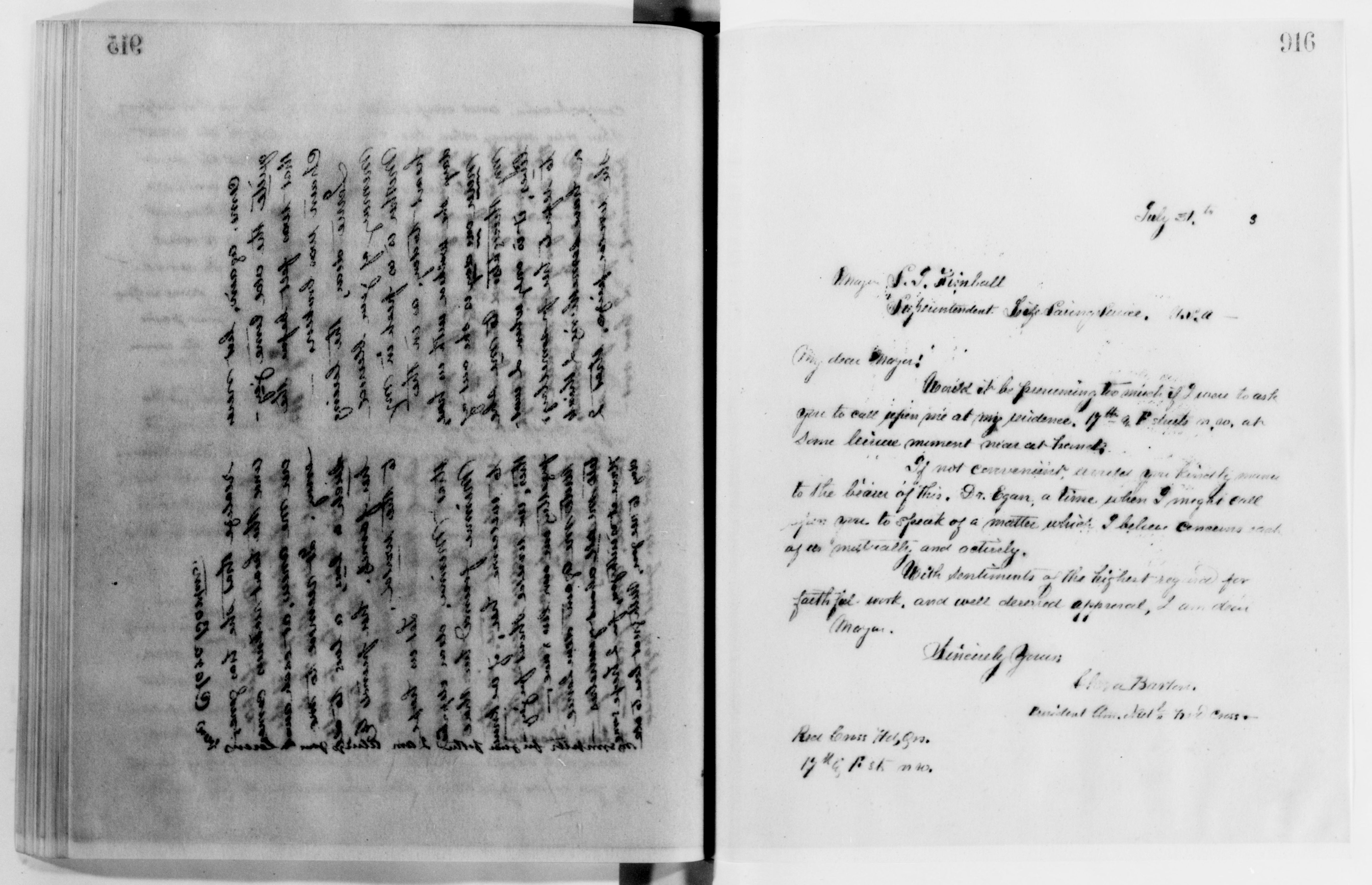 Scanned image of the current content page