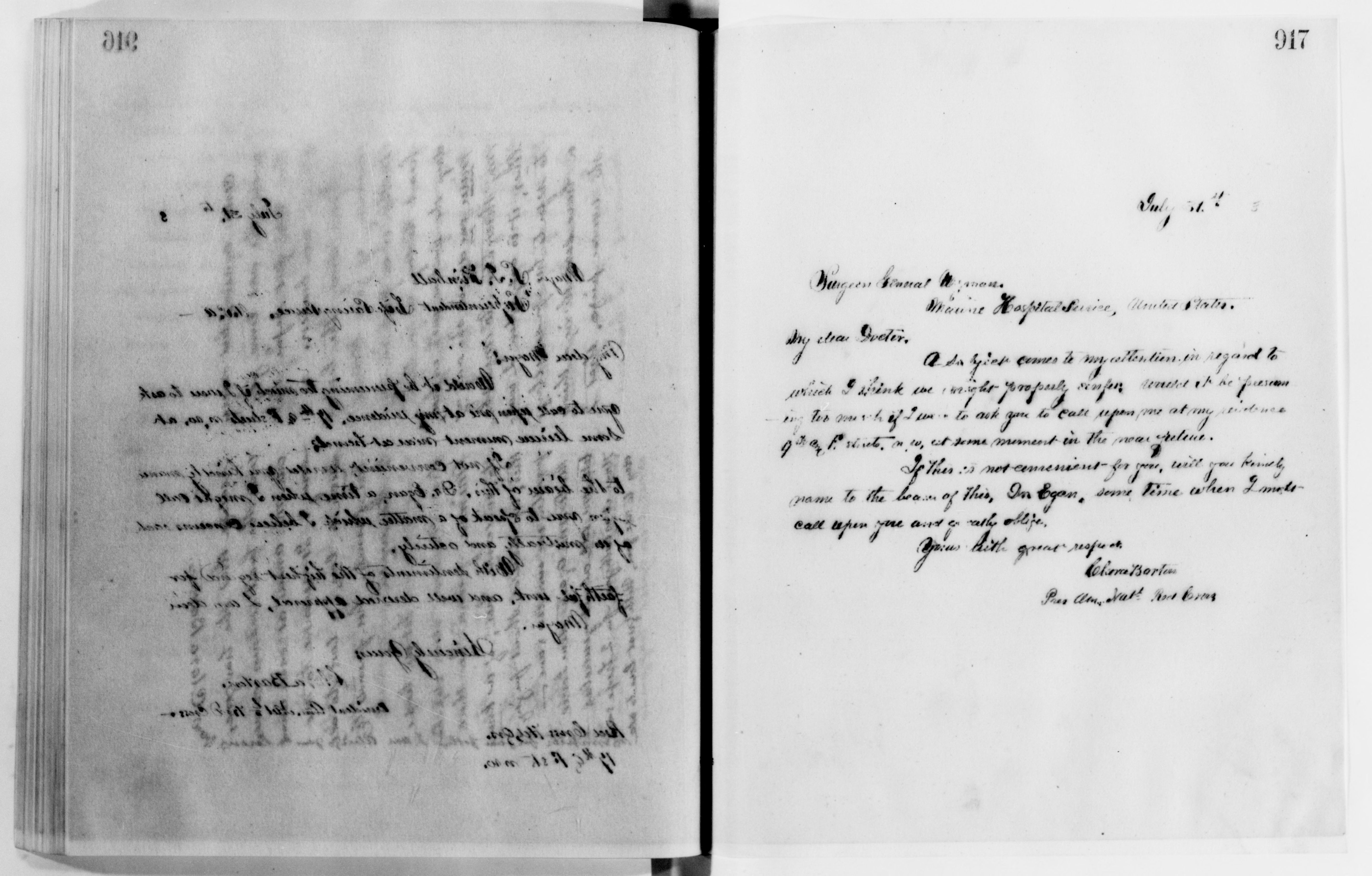 Scanned image of the current content page