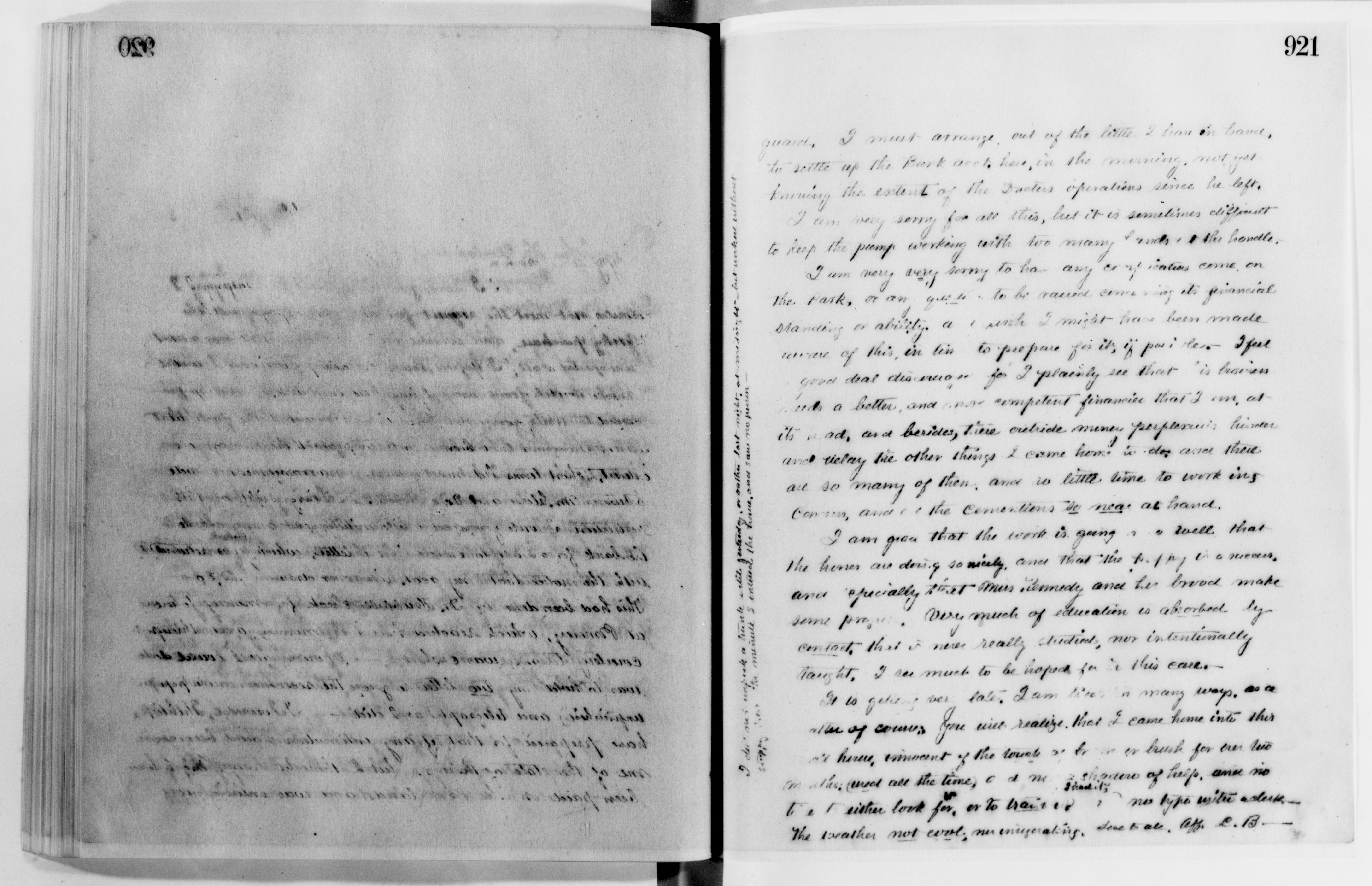 Scanned image of the current content page