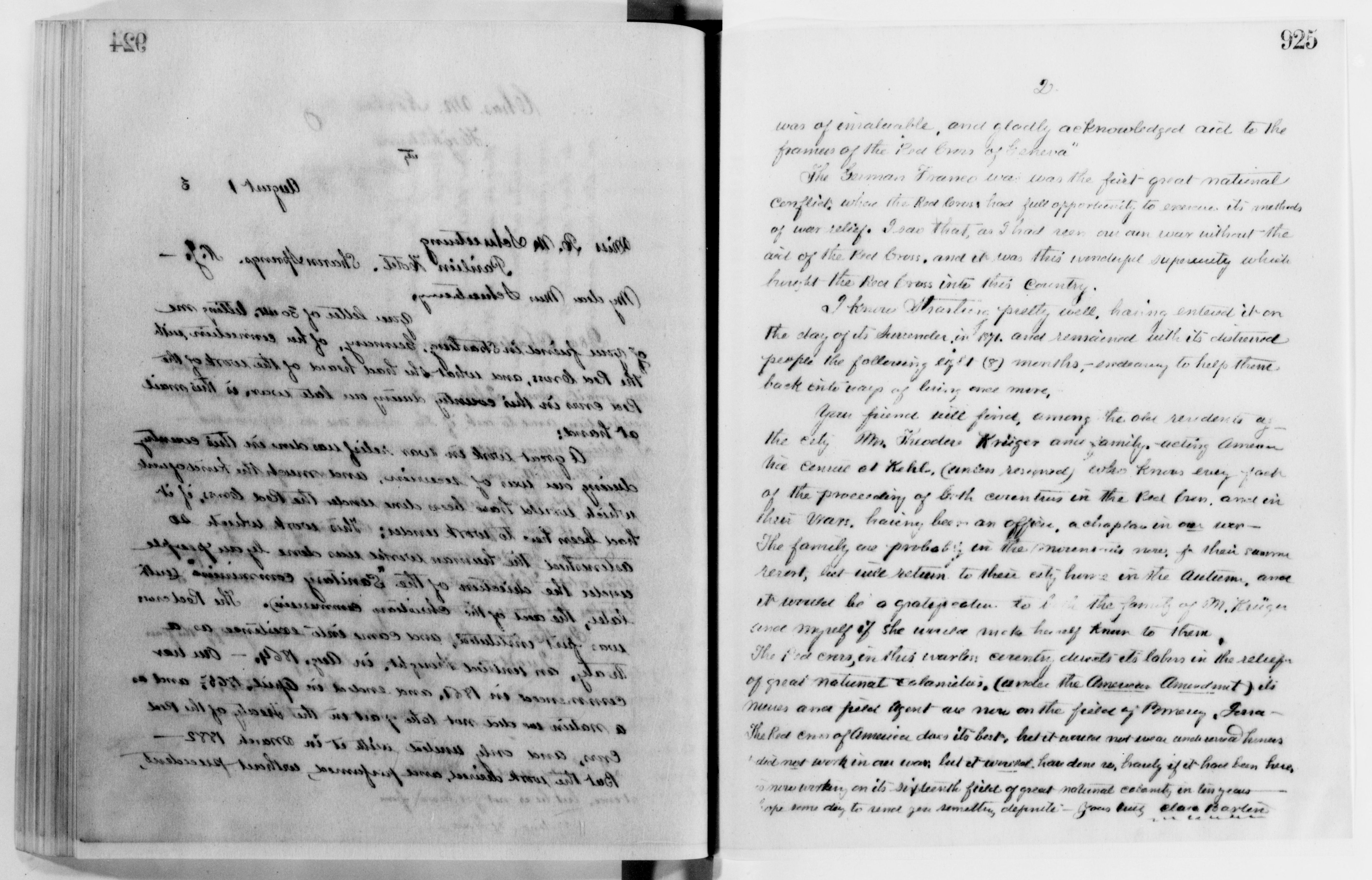 Scanned image of the current content page