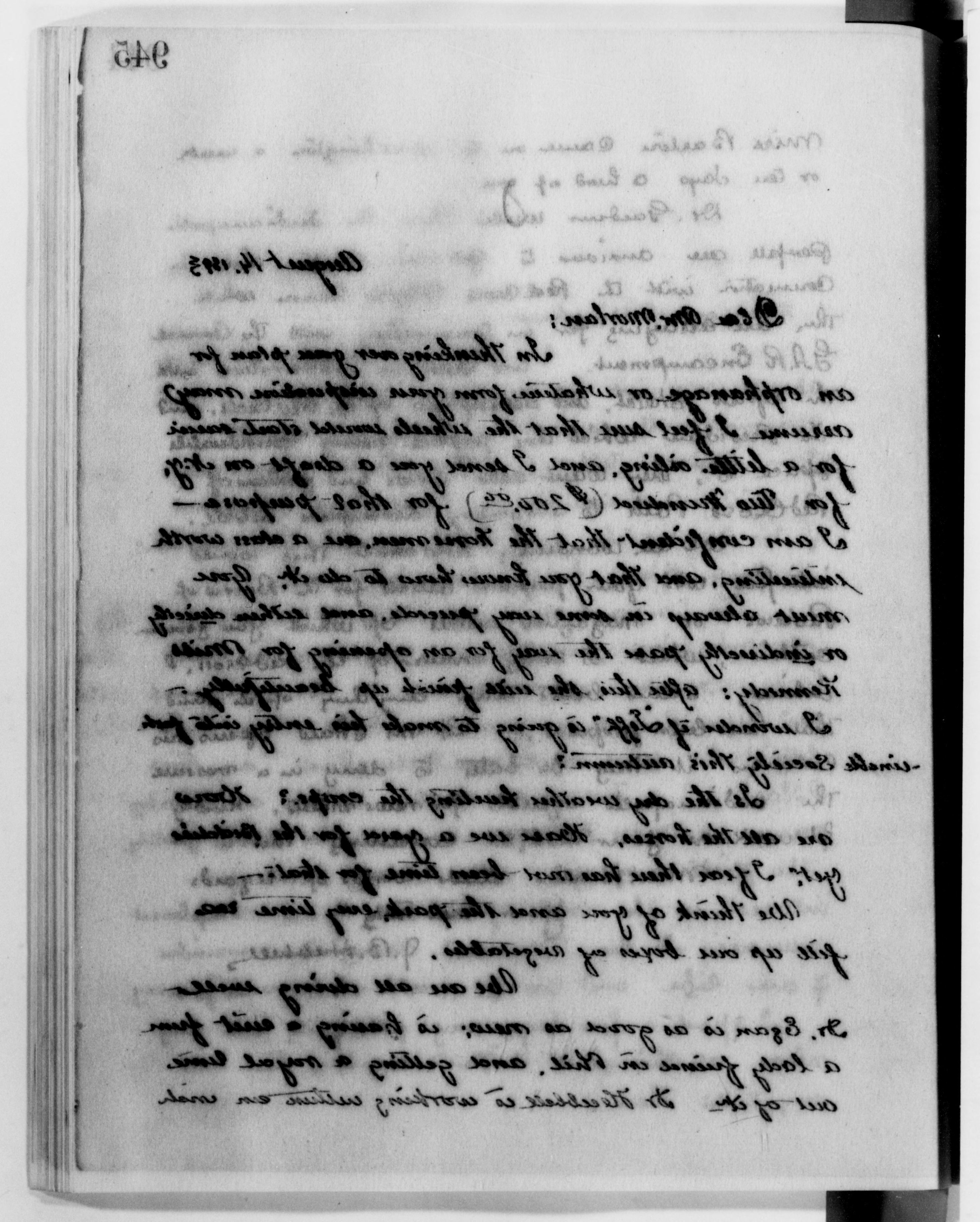 Scanned image of the current content page