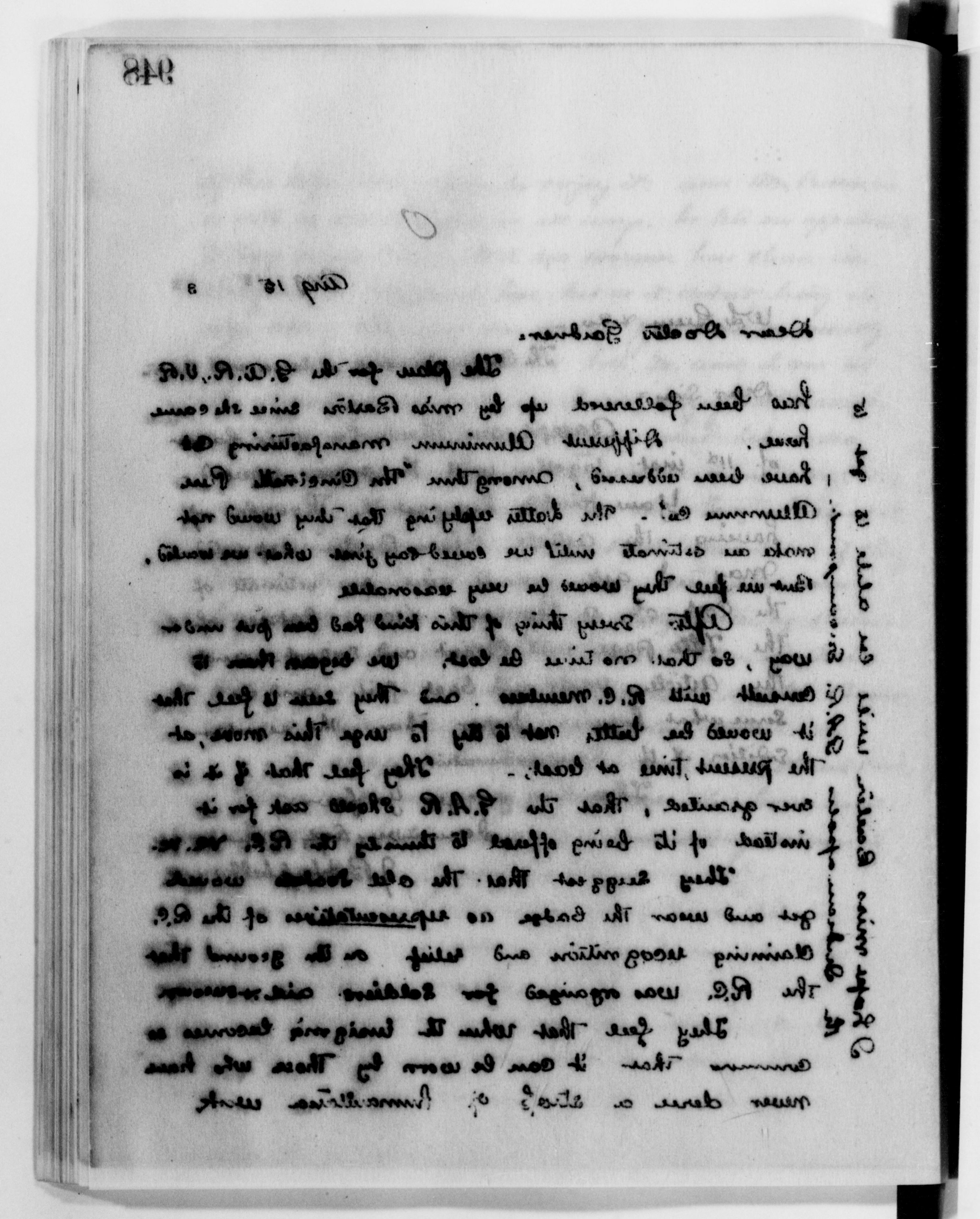 Scanned image of the current content page