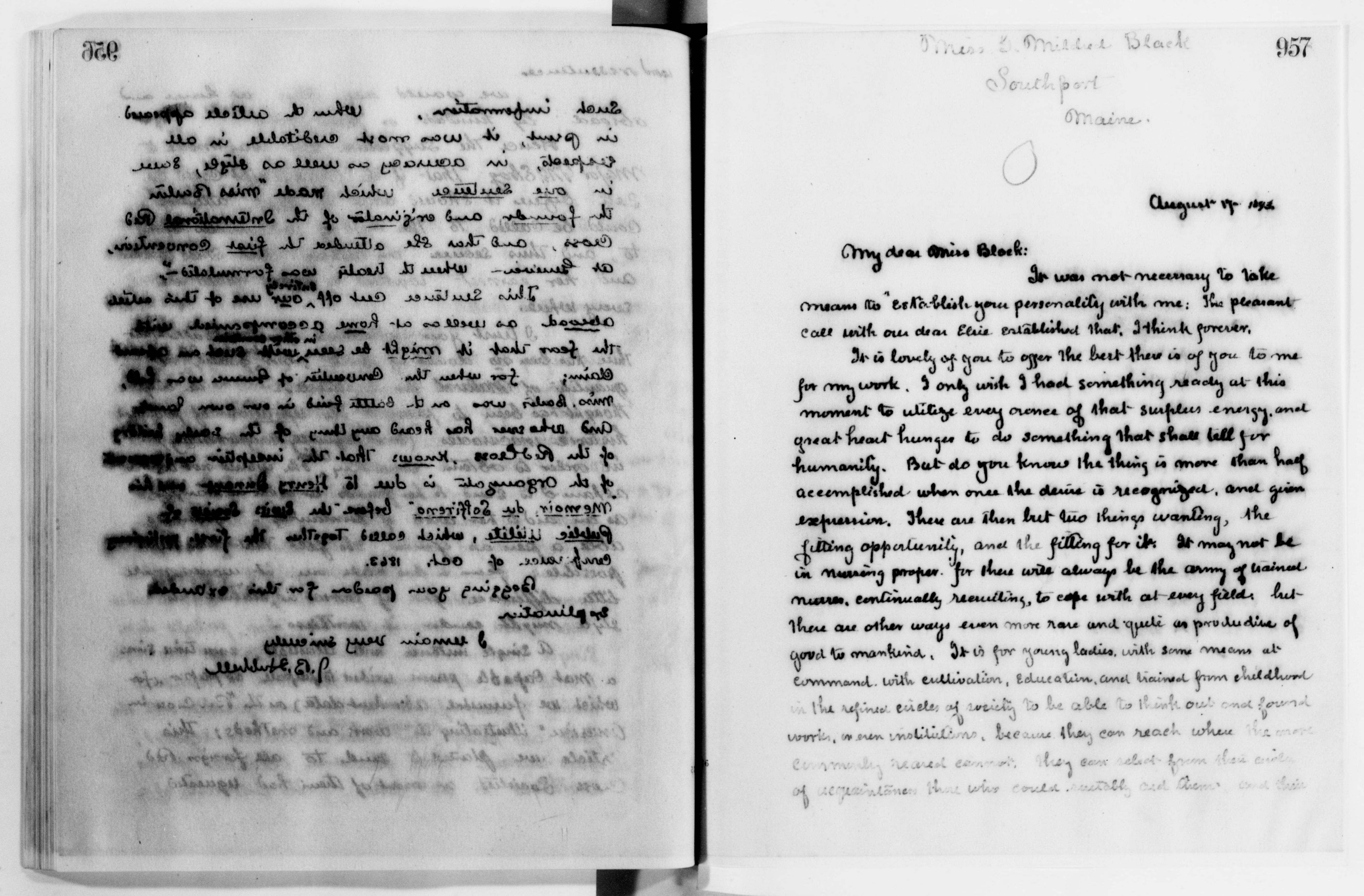 Scanned image of the current content page