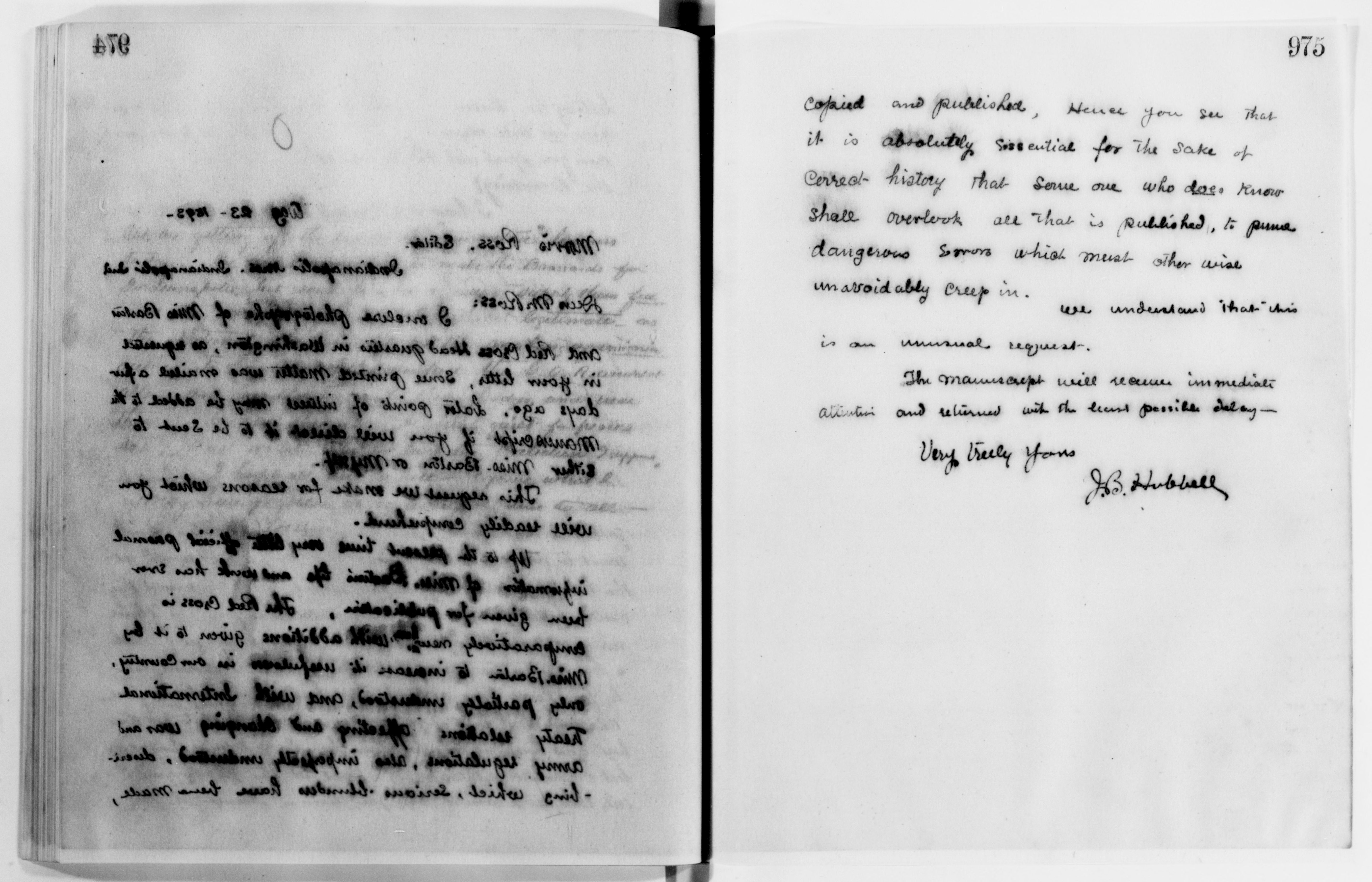 Scanned image of the current content page