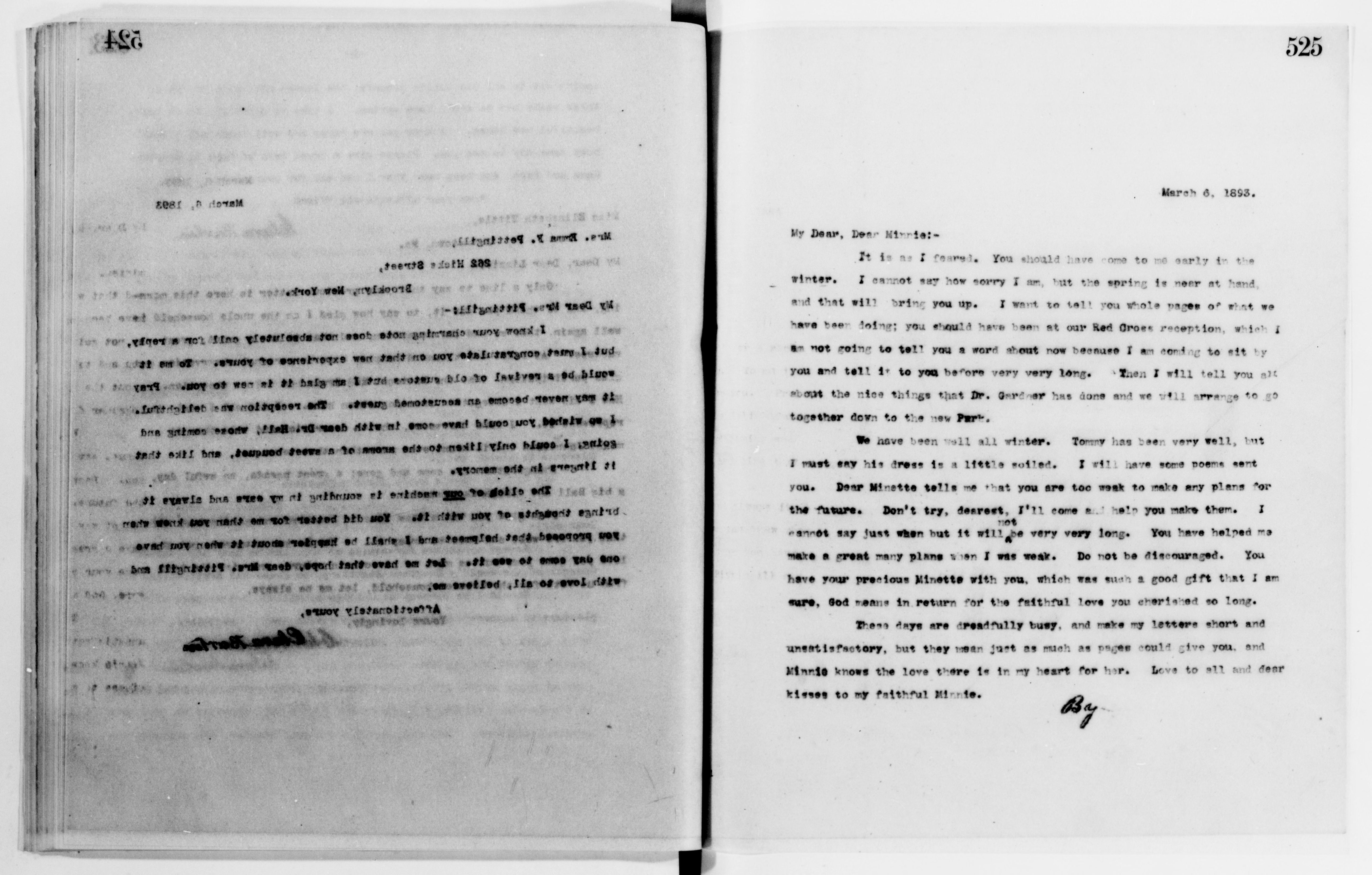 Scanned image of the current content page