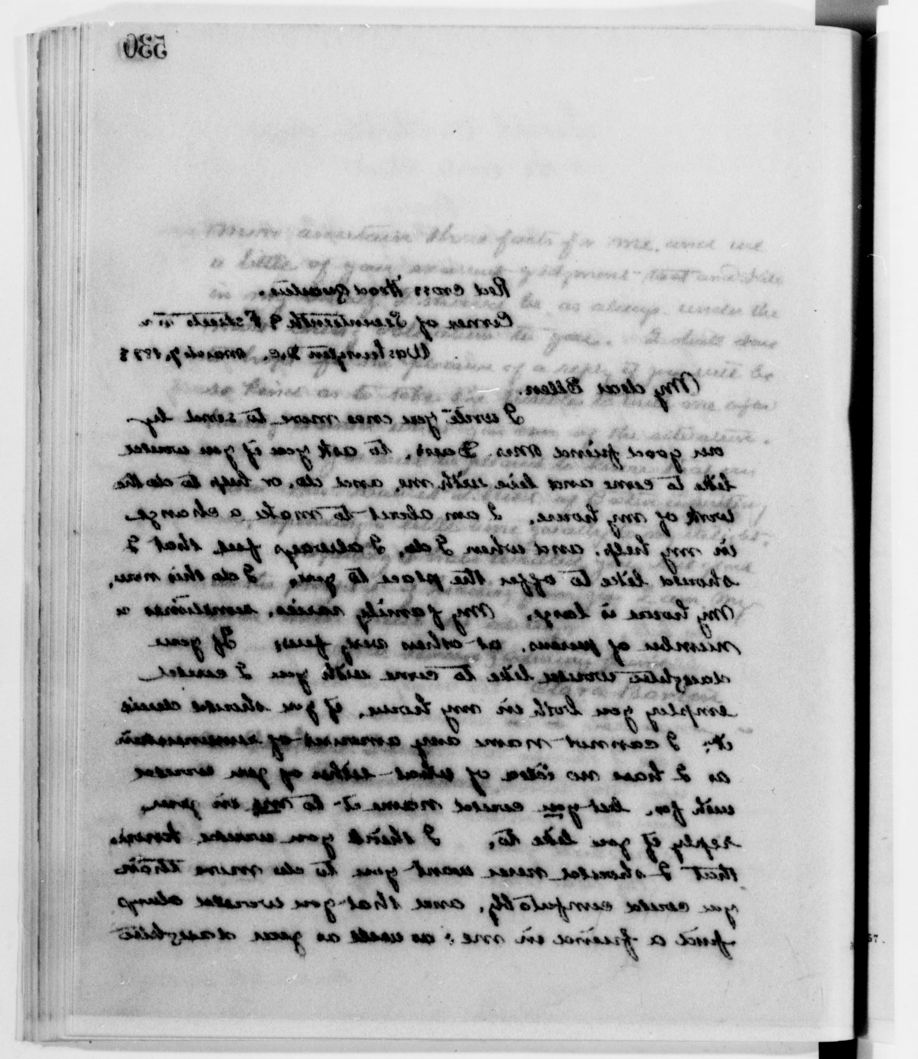 Scanned image of the current content page