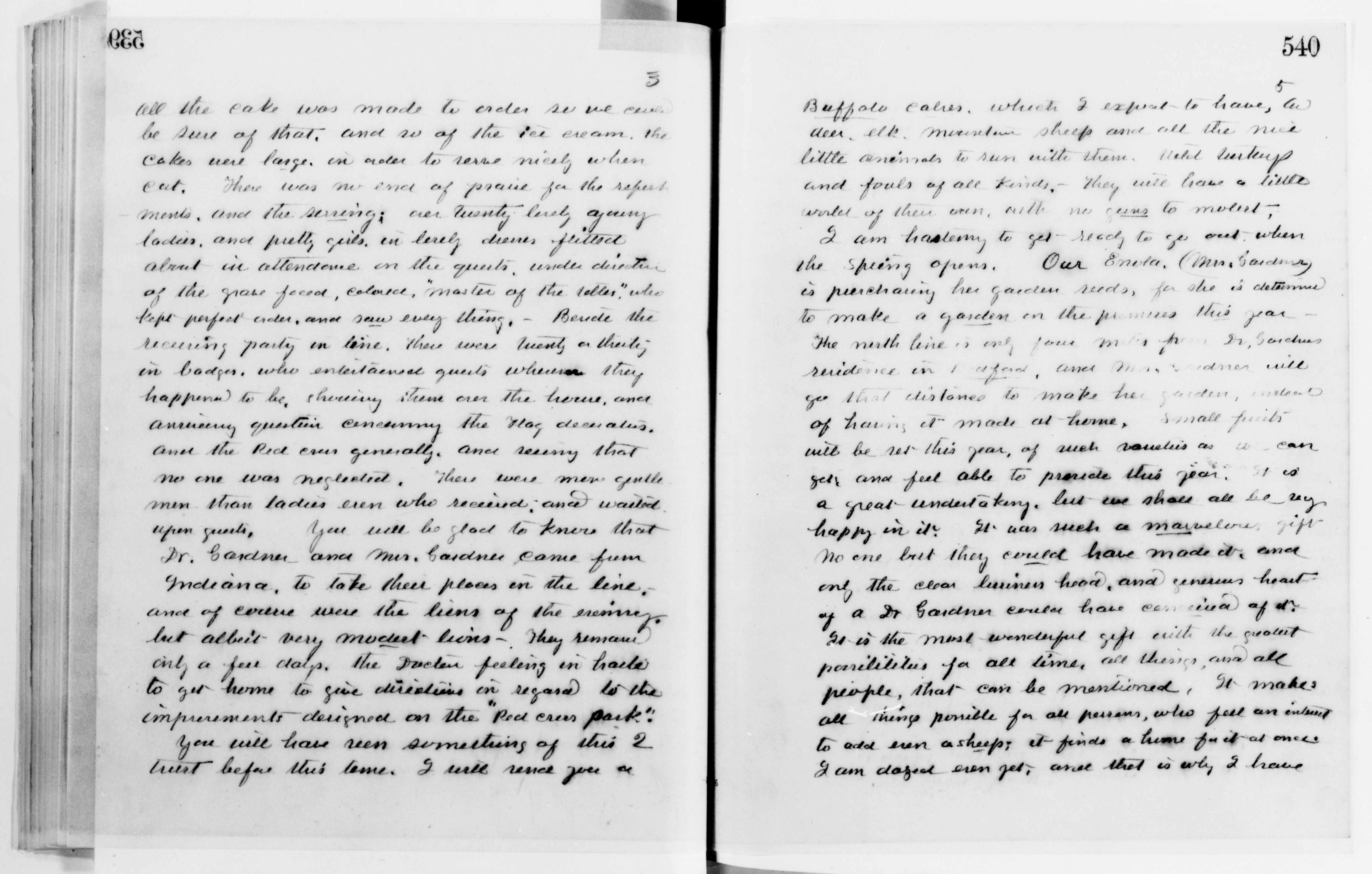 Scanned image of the current content page