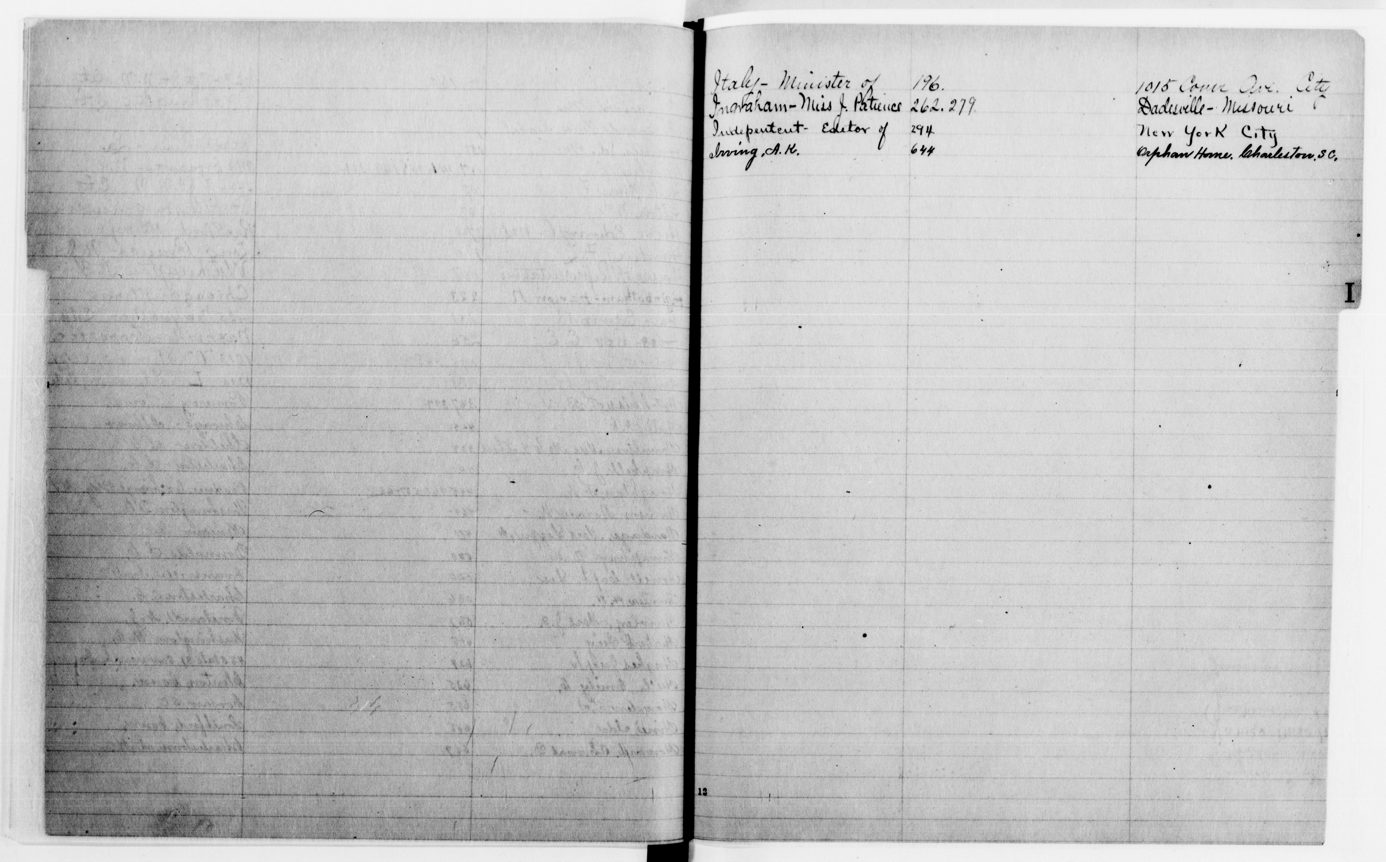 Scanned image of the current content page