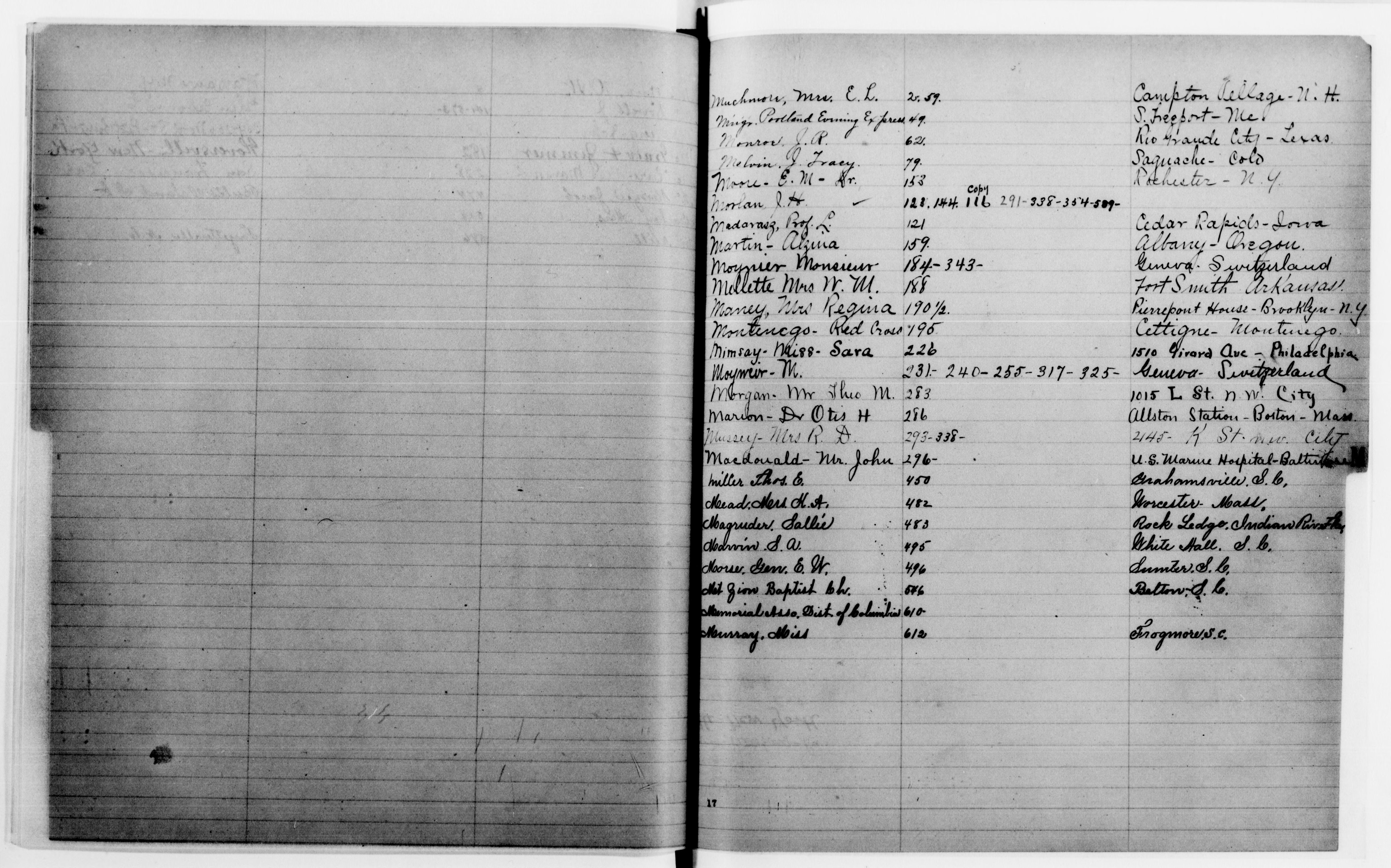 Scanned image of the current content page