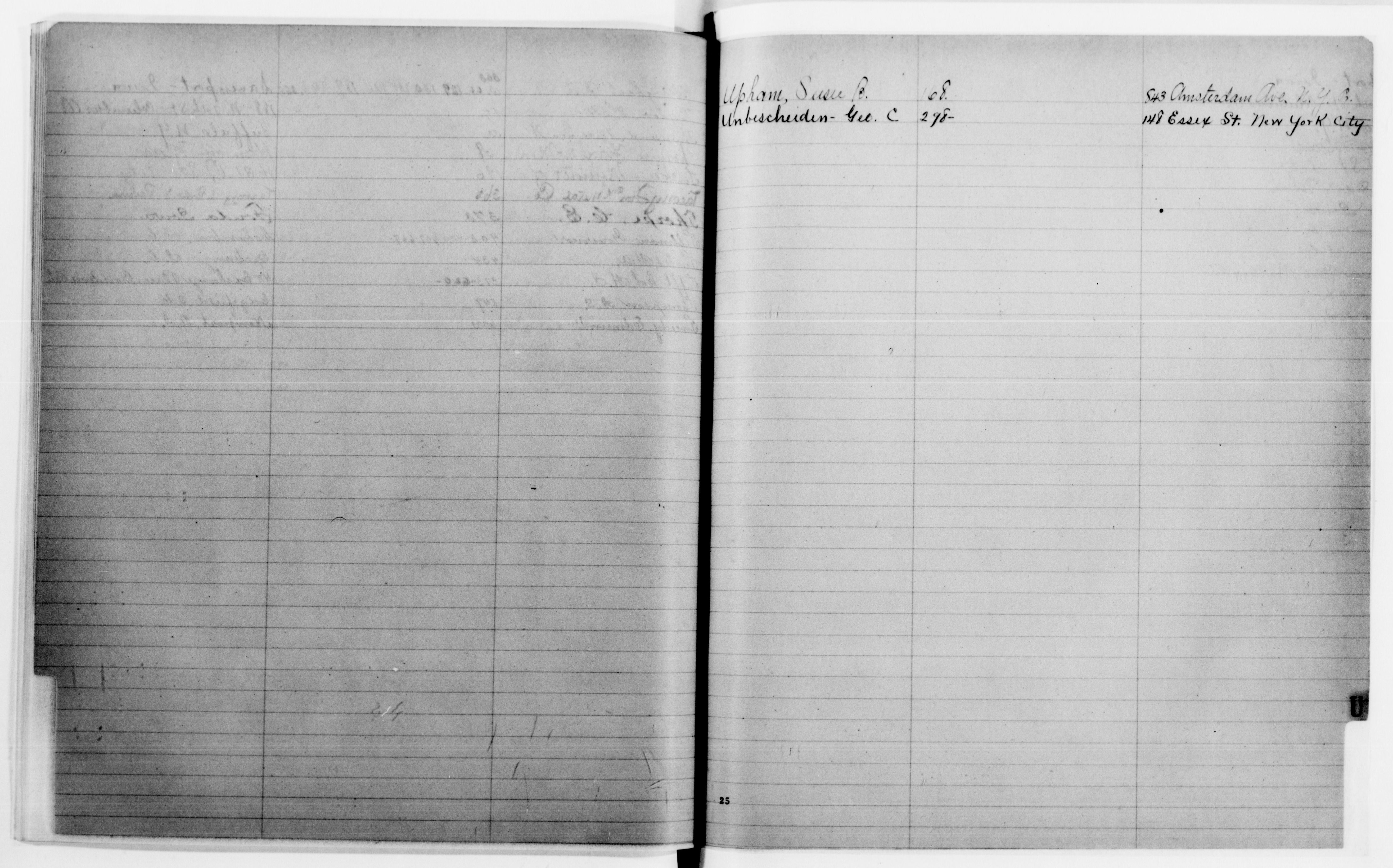 Scanned image of the current content page