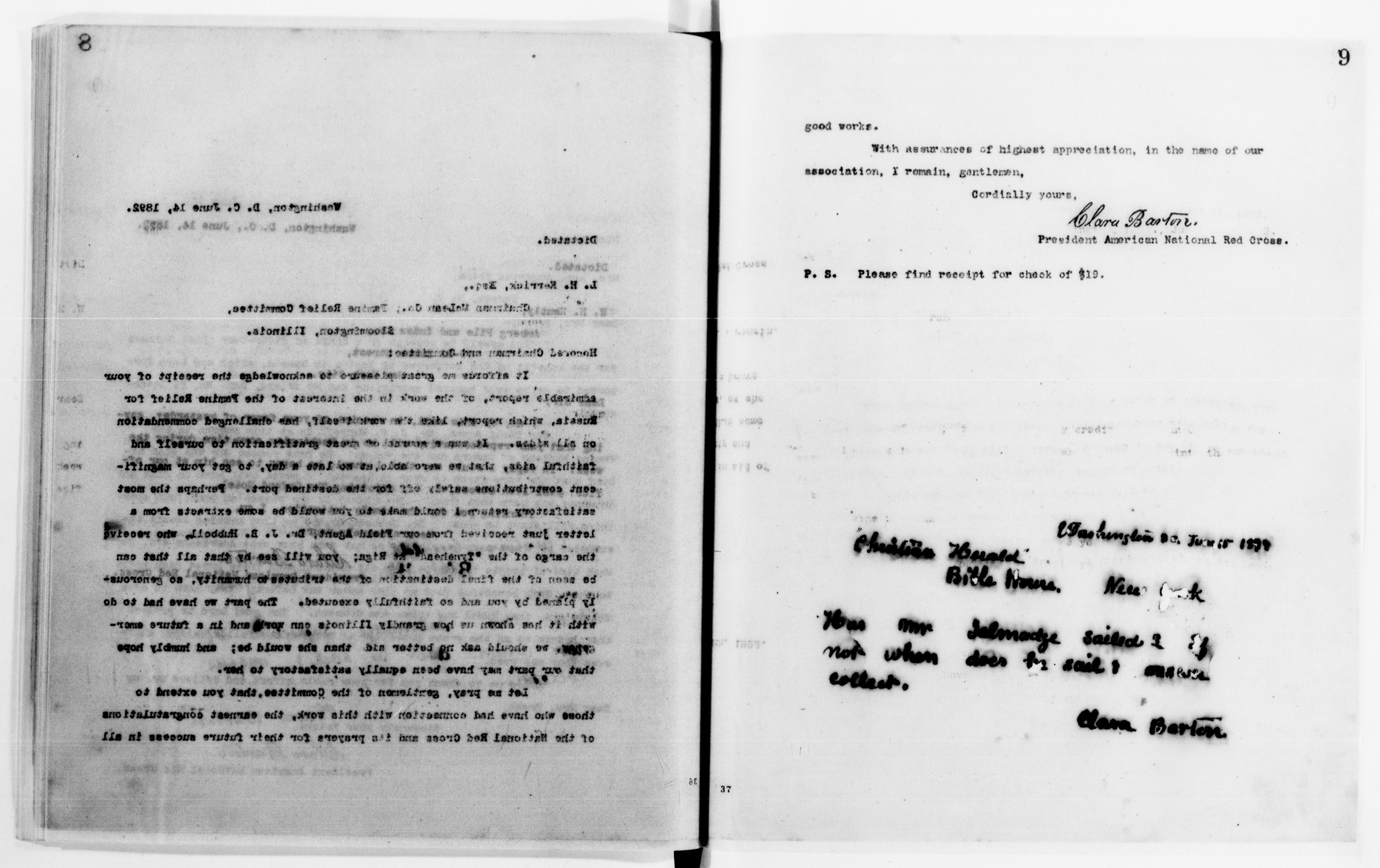 Scanned image of the current content page