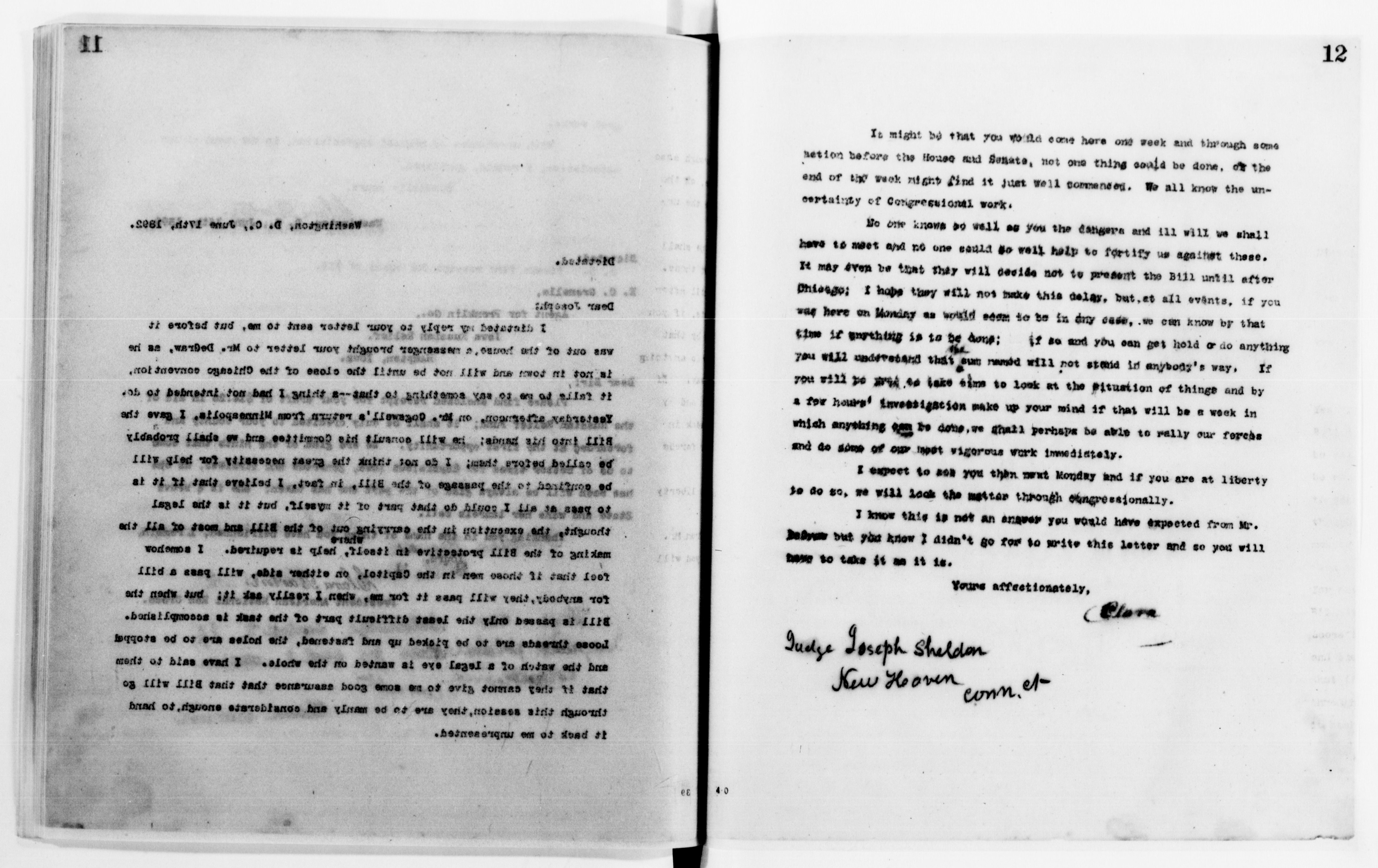 Scanned image of the current content page