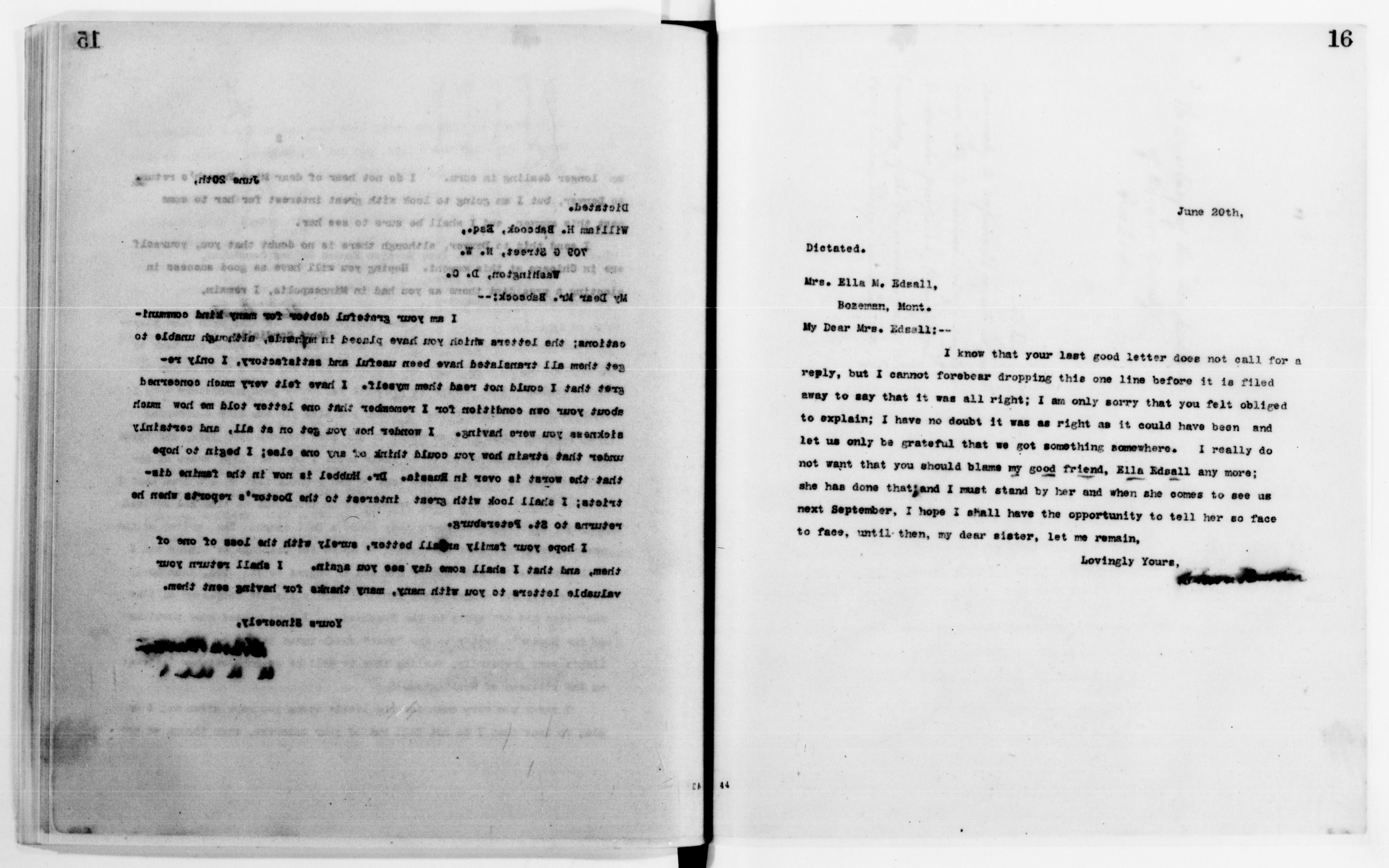 Scanned image of the current content page