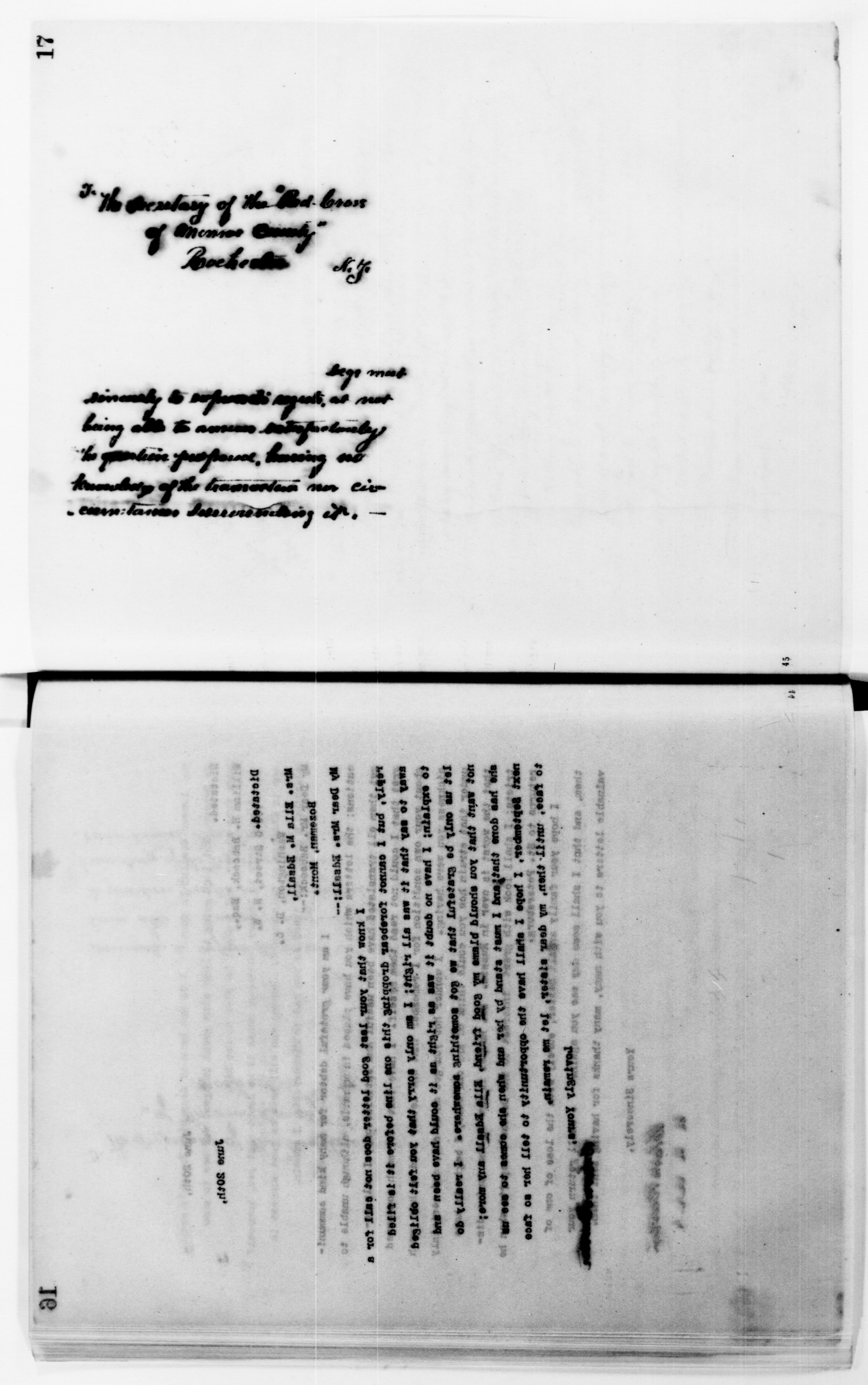 Scanned image of the current content page