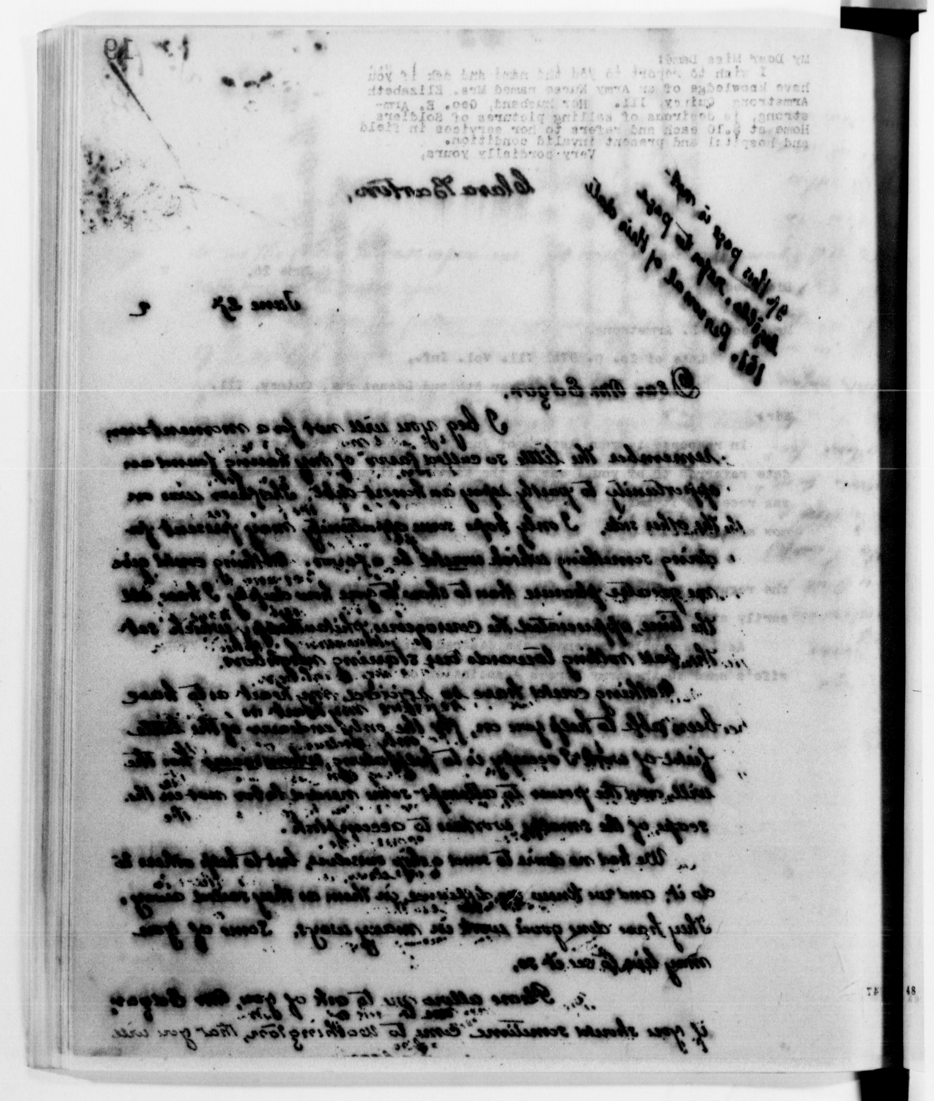 Scanned image of the current content page