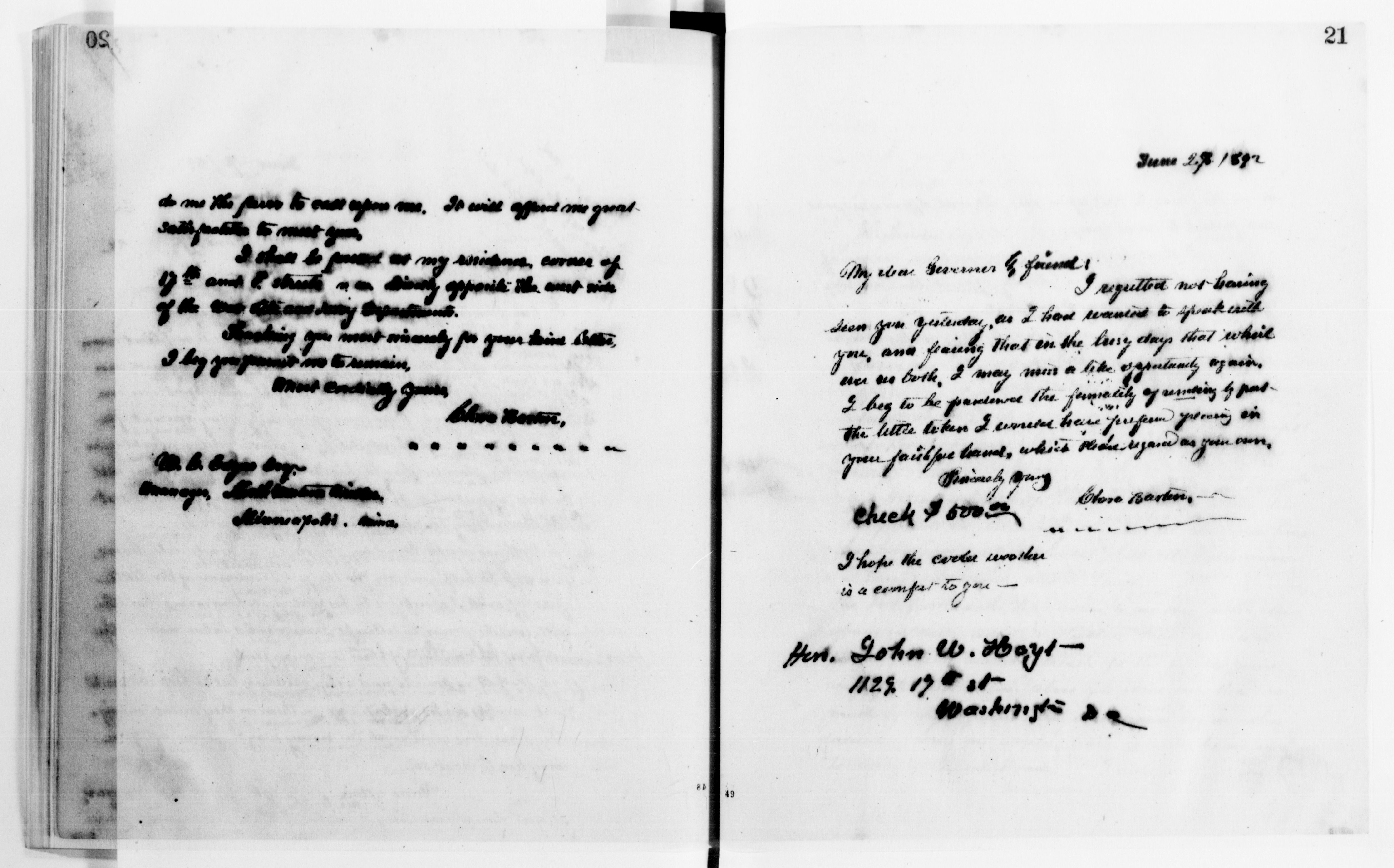 Scanned image of the current content page