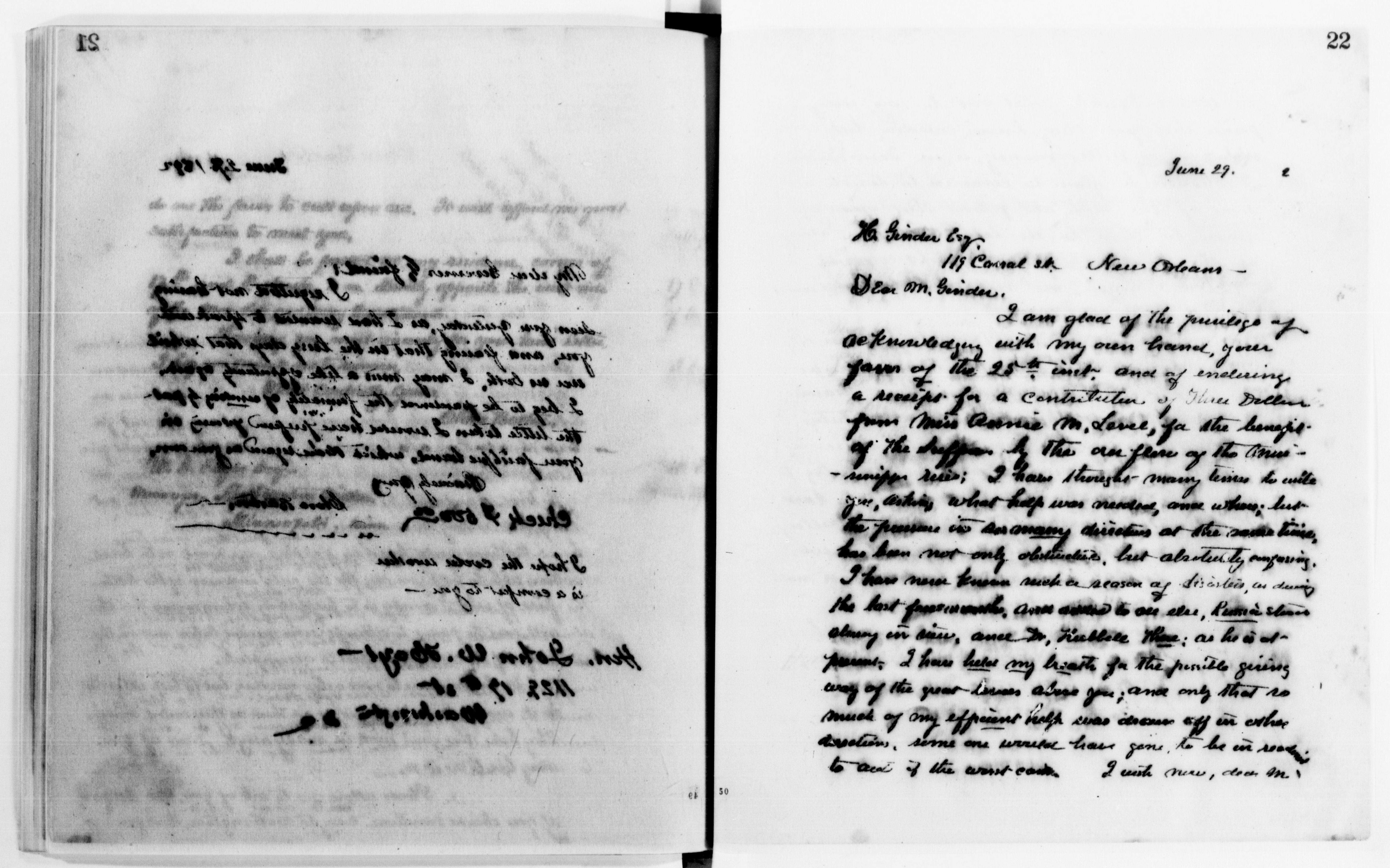 Scanned image of the current content page