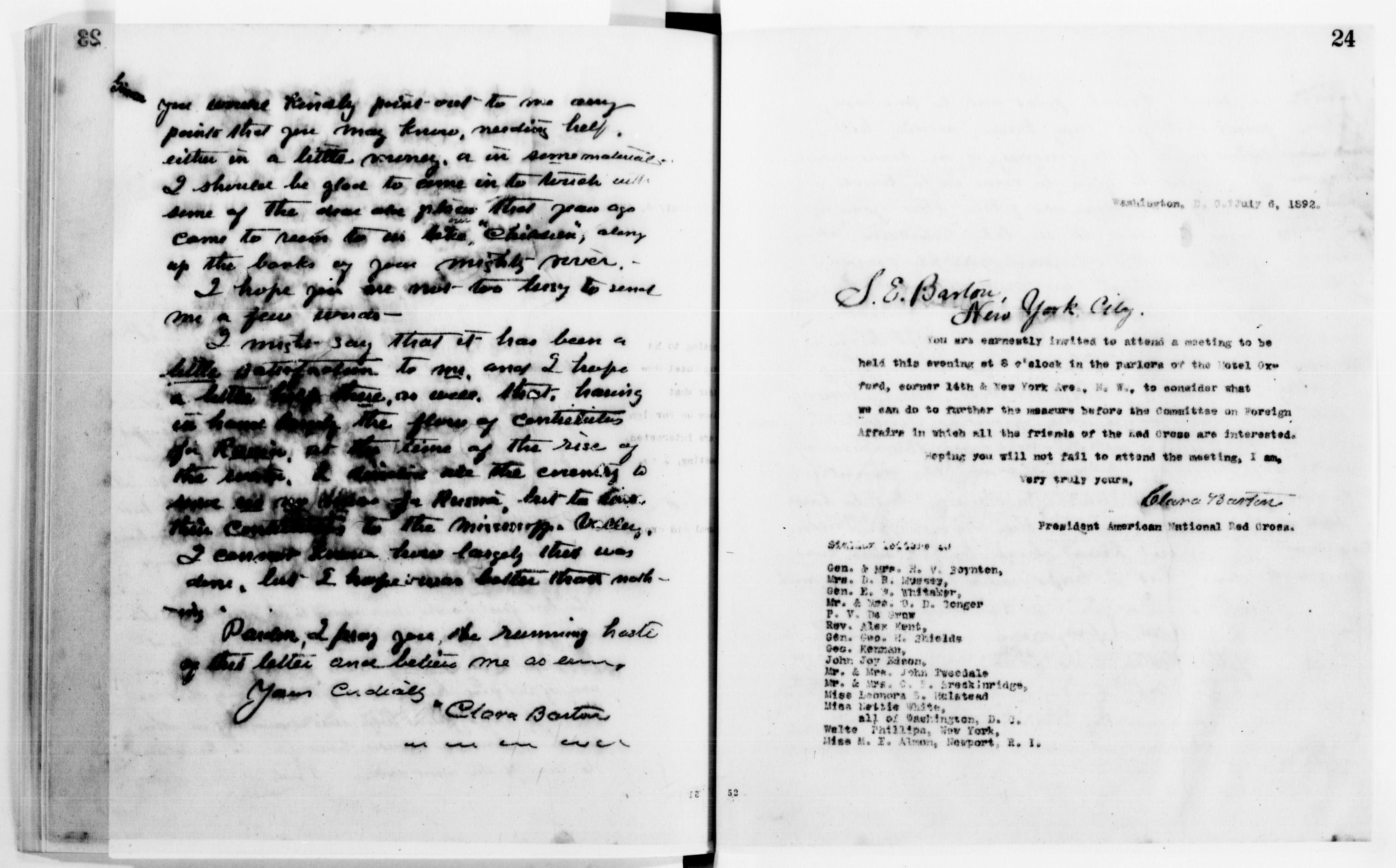 Scanned image of the current content page