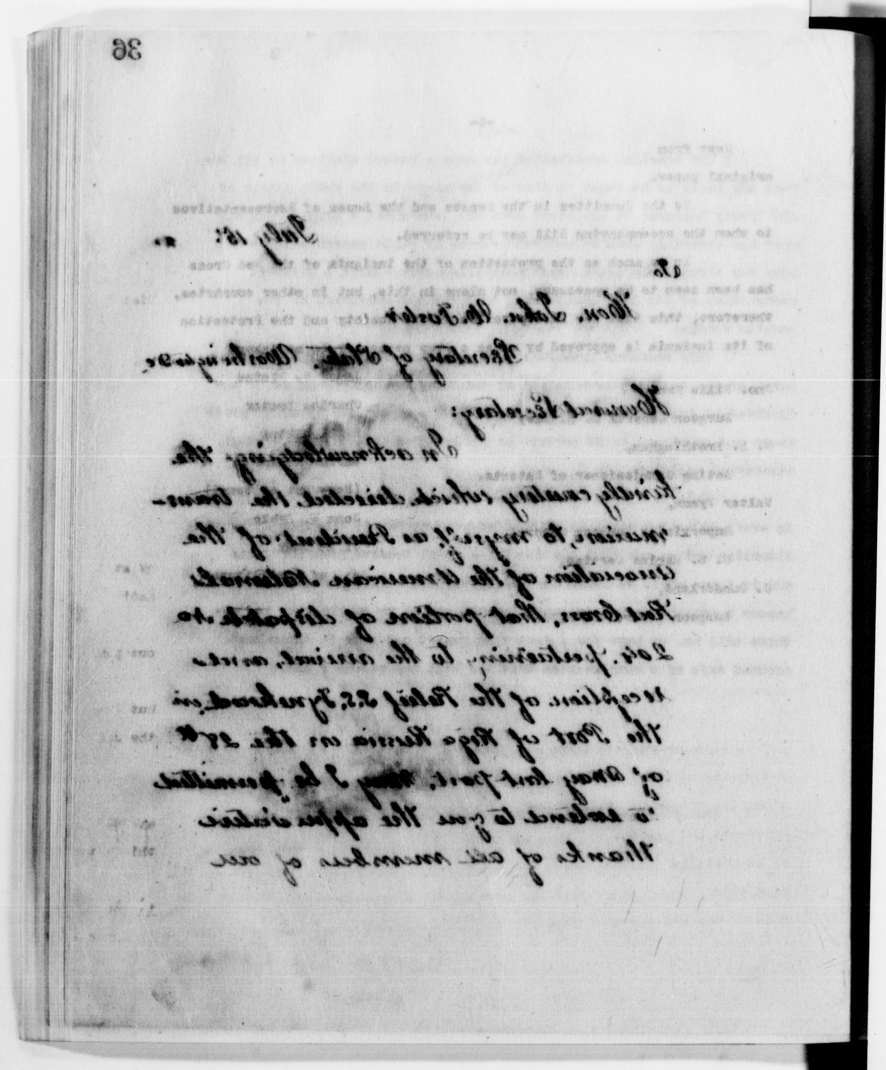 Scanned image of the current content page