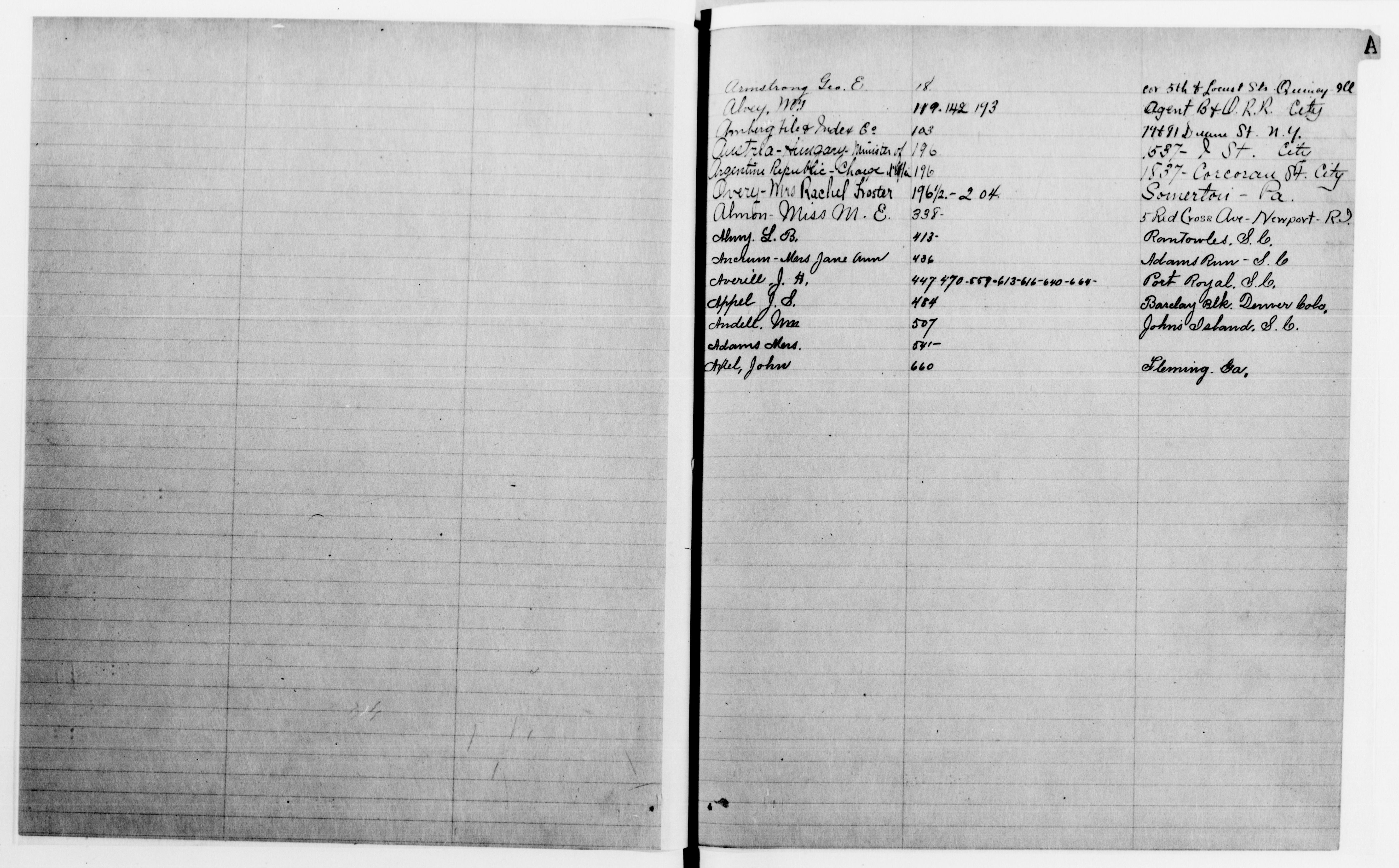 Scanned image of the current content page